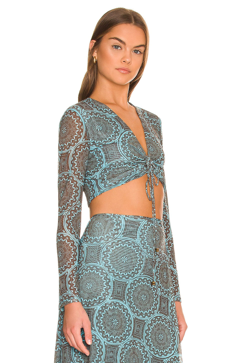 Rizari Top in Blue | Alexis