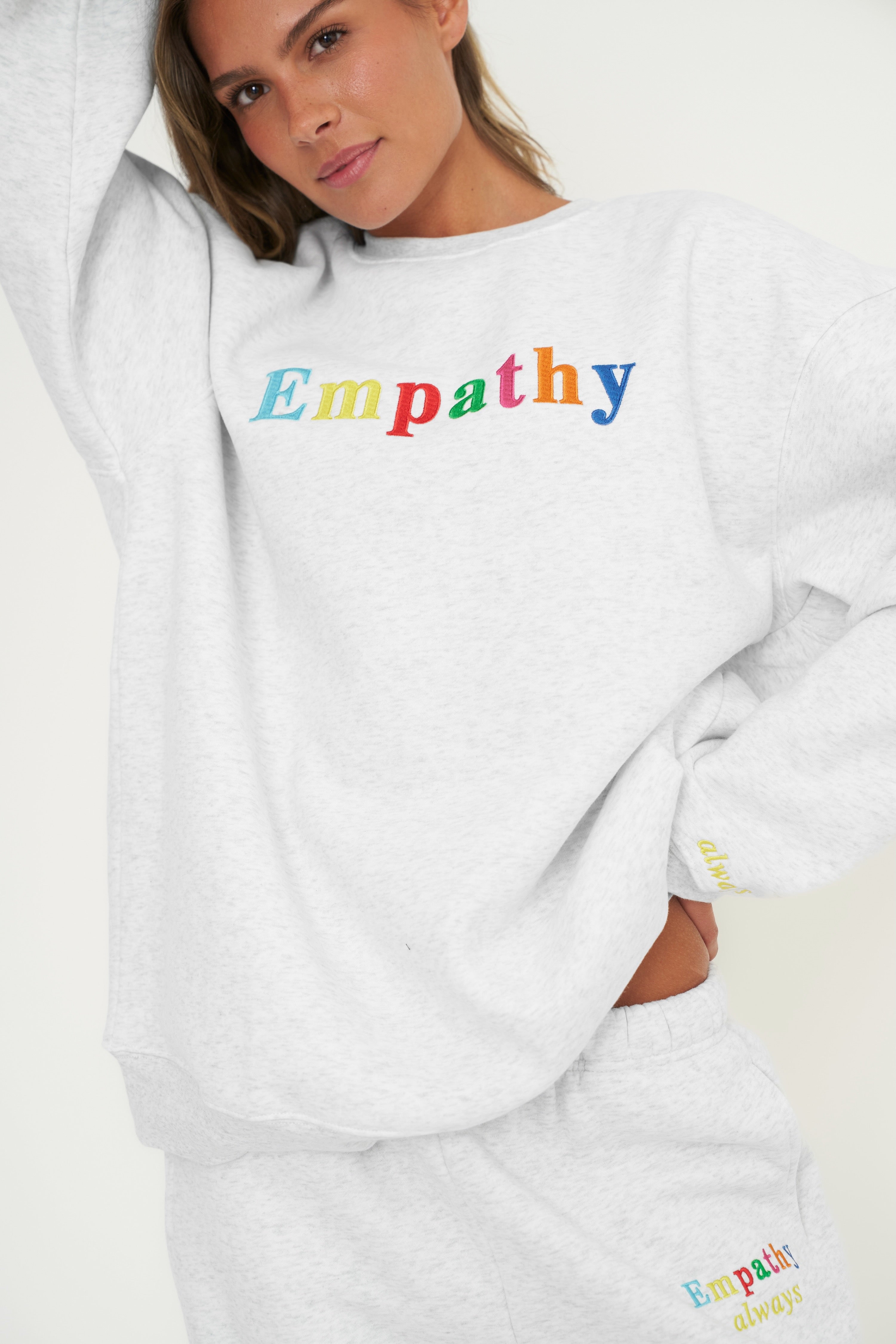 Empathy Always Grey Crewneck