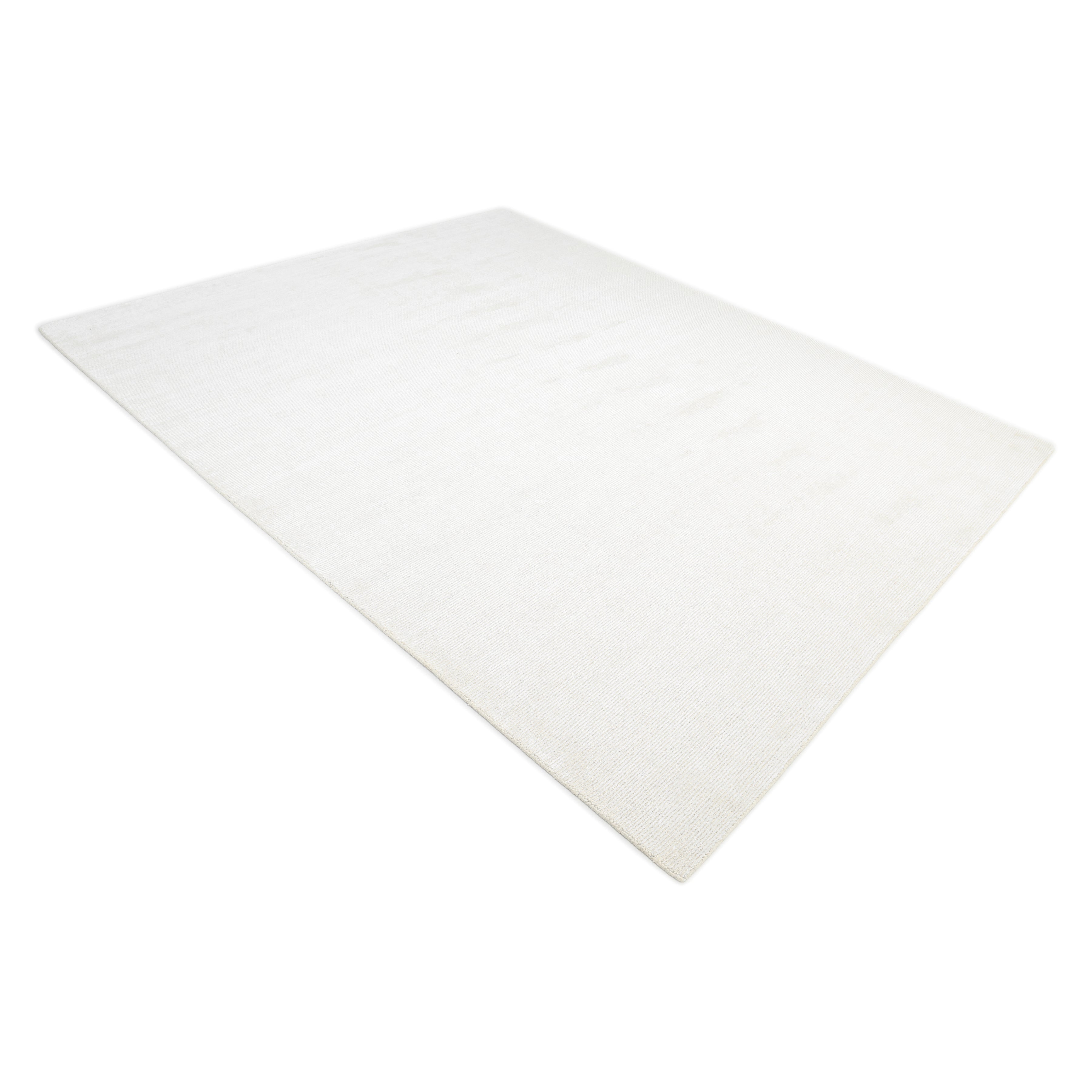 Cordi Hand-Loomed Contemporary Solid Ivory Area Rug