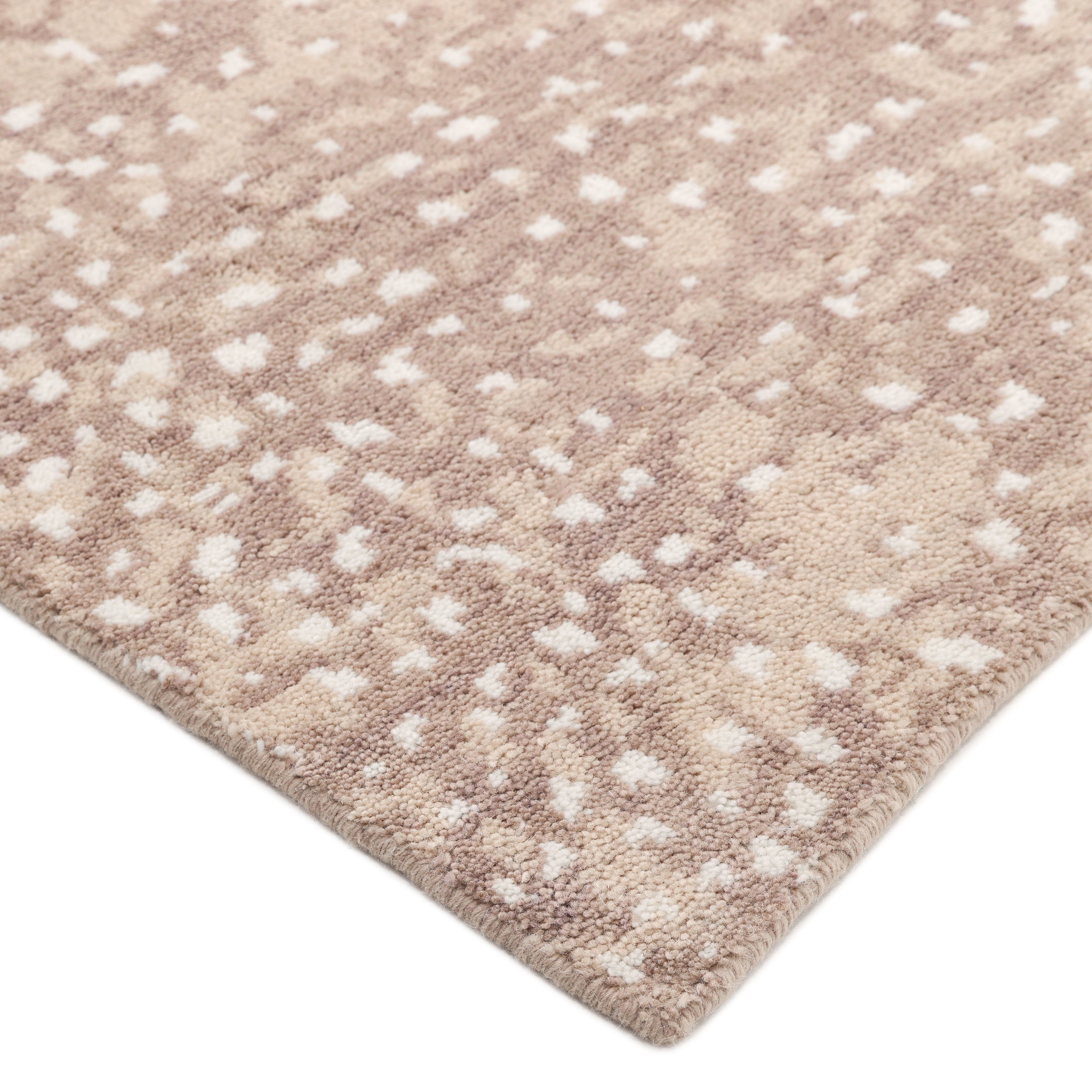 Arash Hand Knotted Contemporary Animal Brown Area Rug