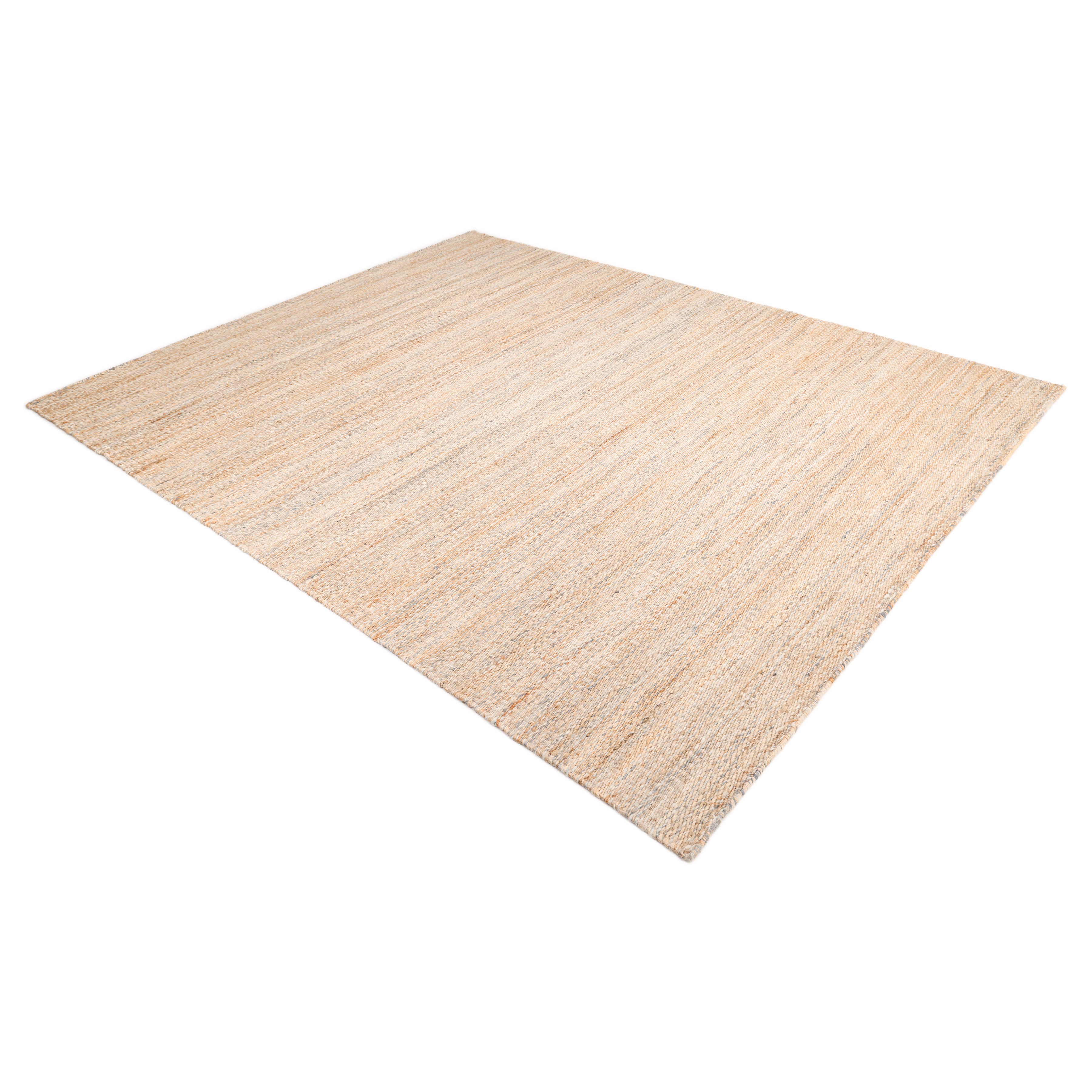 Lee Hand Woven Contemporary Solid Light Brown Area Rug