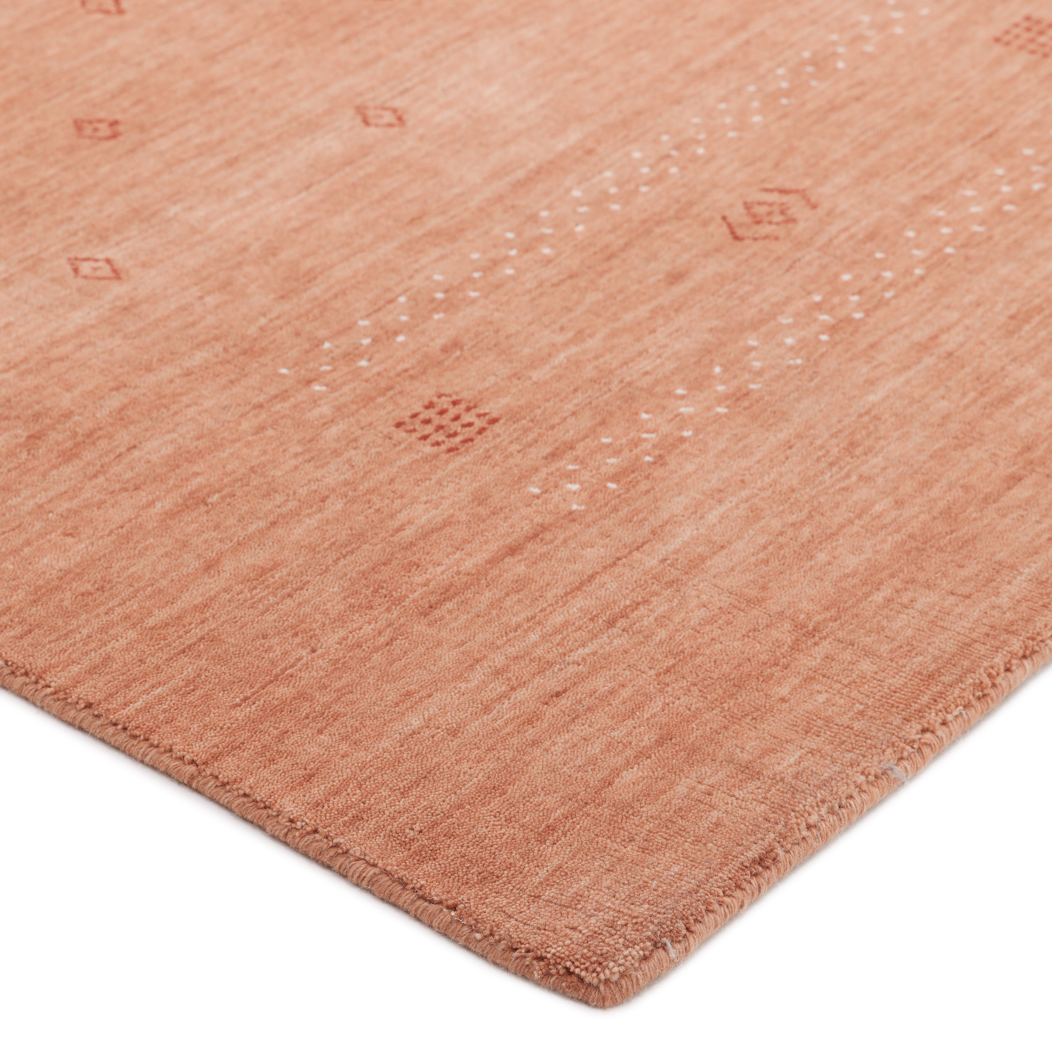 Simi Hand-Loomed Bohemian Tribal Peach Area Rug