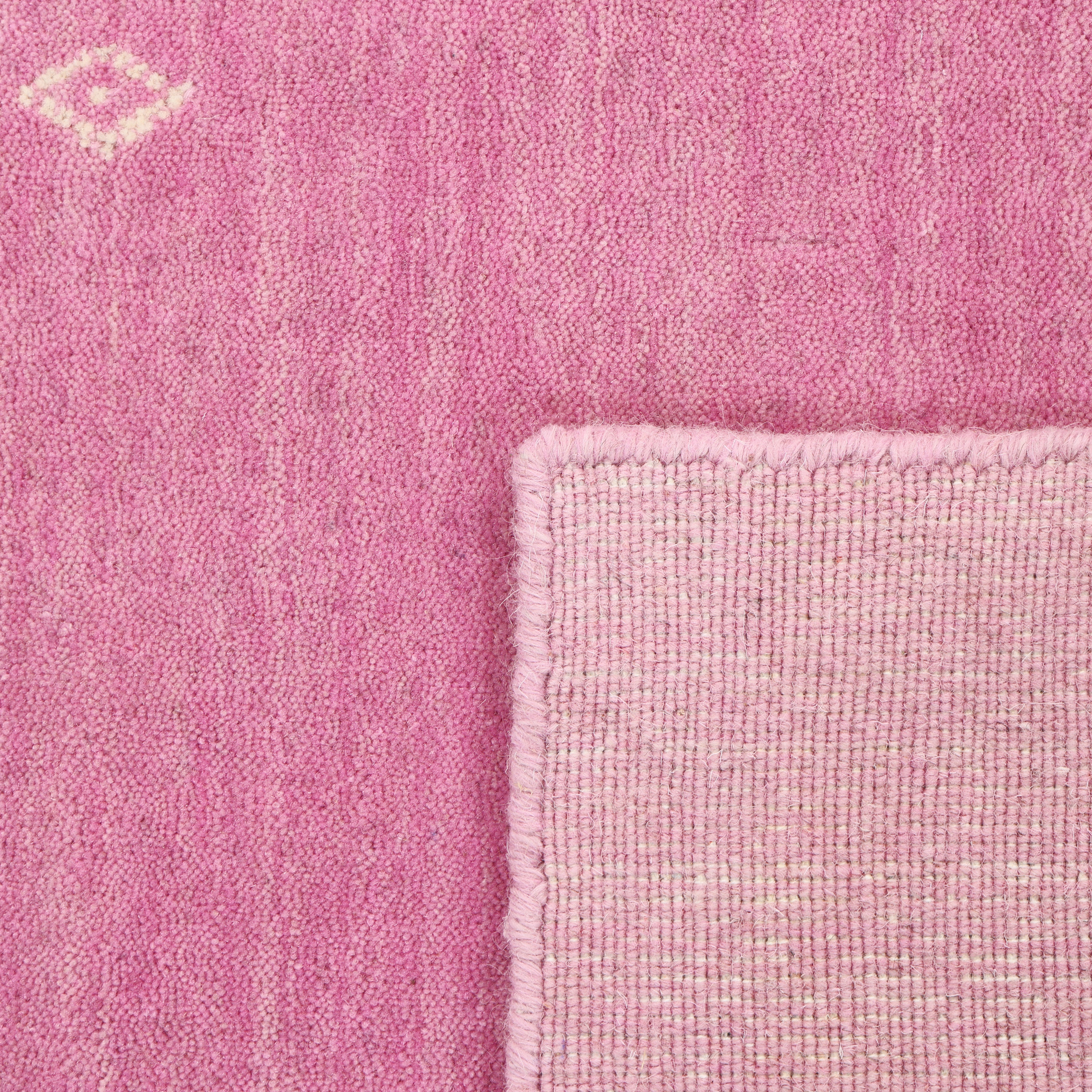 Simi, Handmade Pink Area Rug