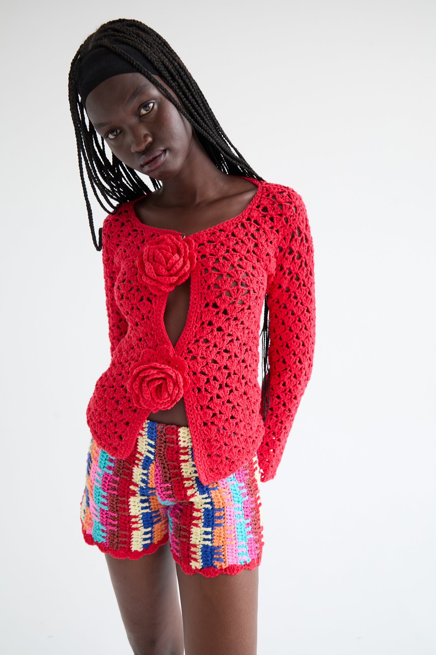 Rocky Cardigan | Red