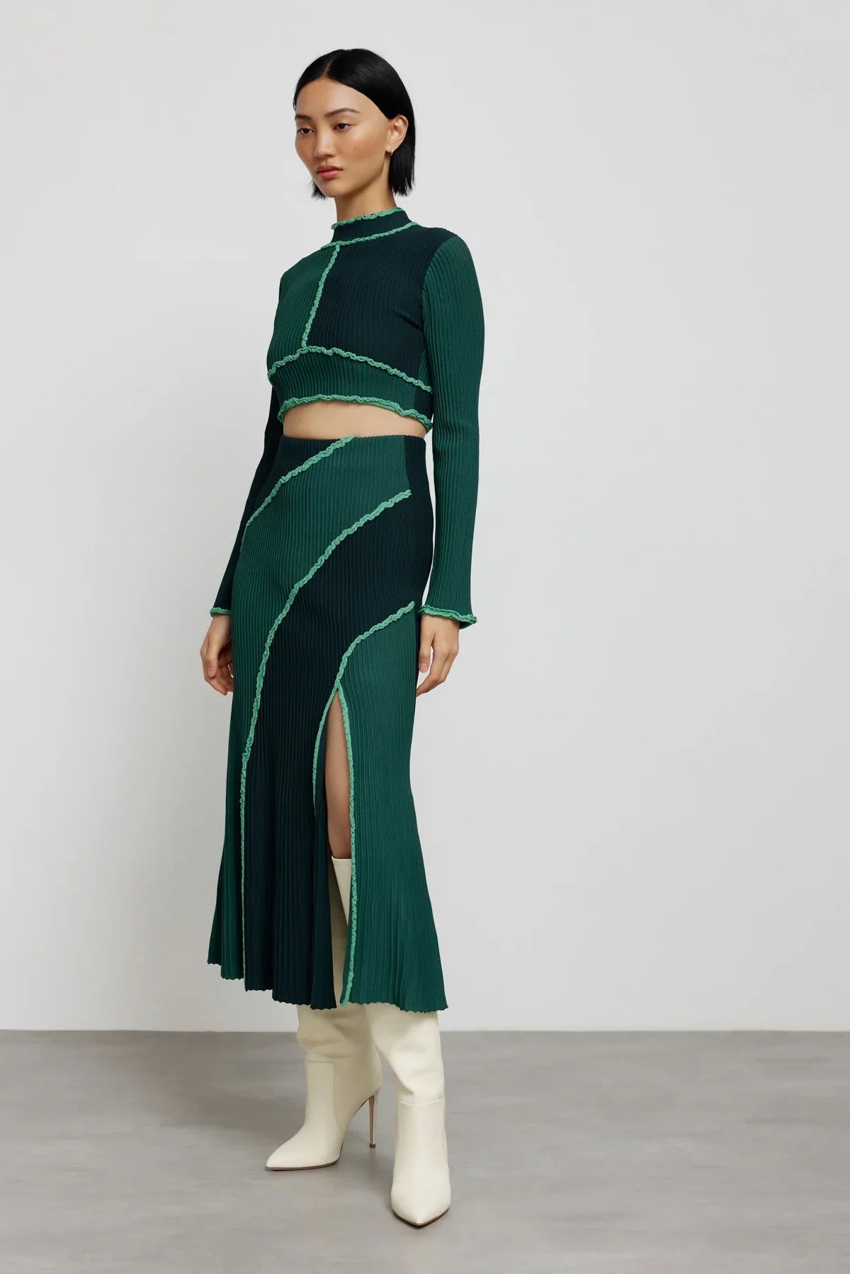 Ginny Sleeved Top in Teal Mix | Significant Other