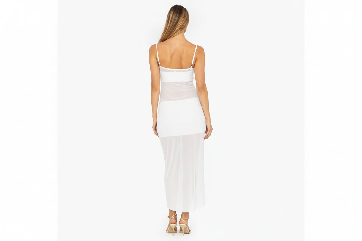 Anna Slip Dress (White)