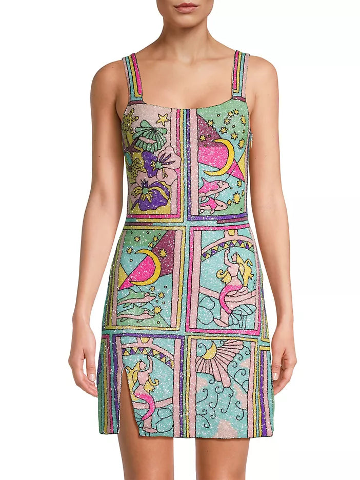 TALIA DRESS MERMAID | OCEANUS