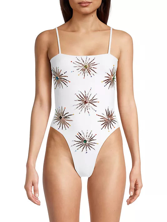 Oceanus - Dolly Swimsuit - White