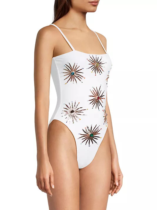 Oceanus - Dolly Swimsuit - White