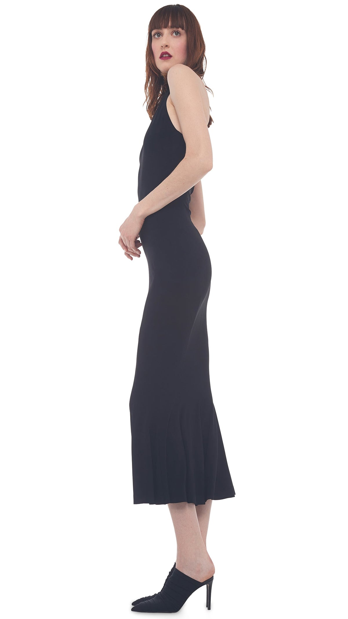 HALTER FISHTAIL DRESS