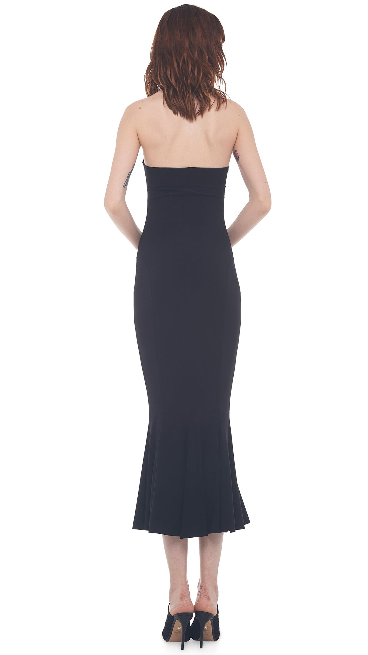 HALTER FISHTAIL DRESS