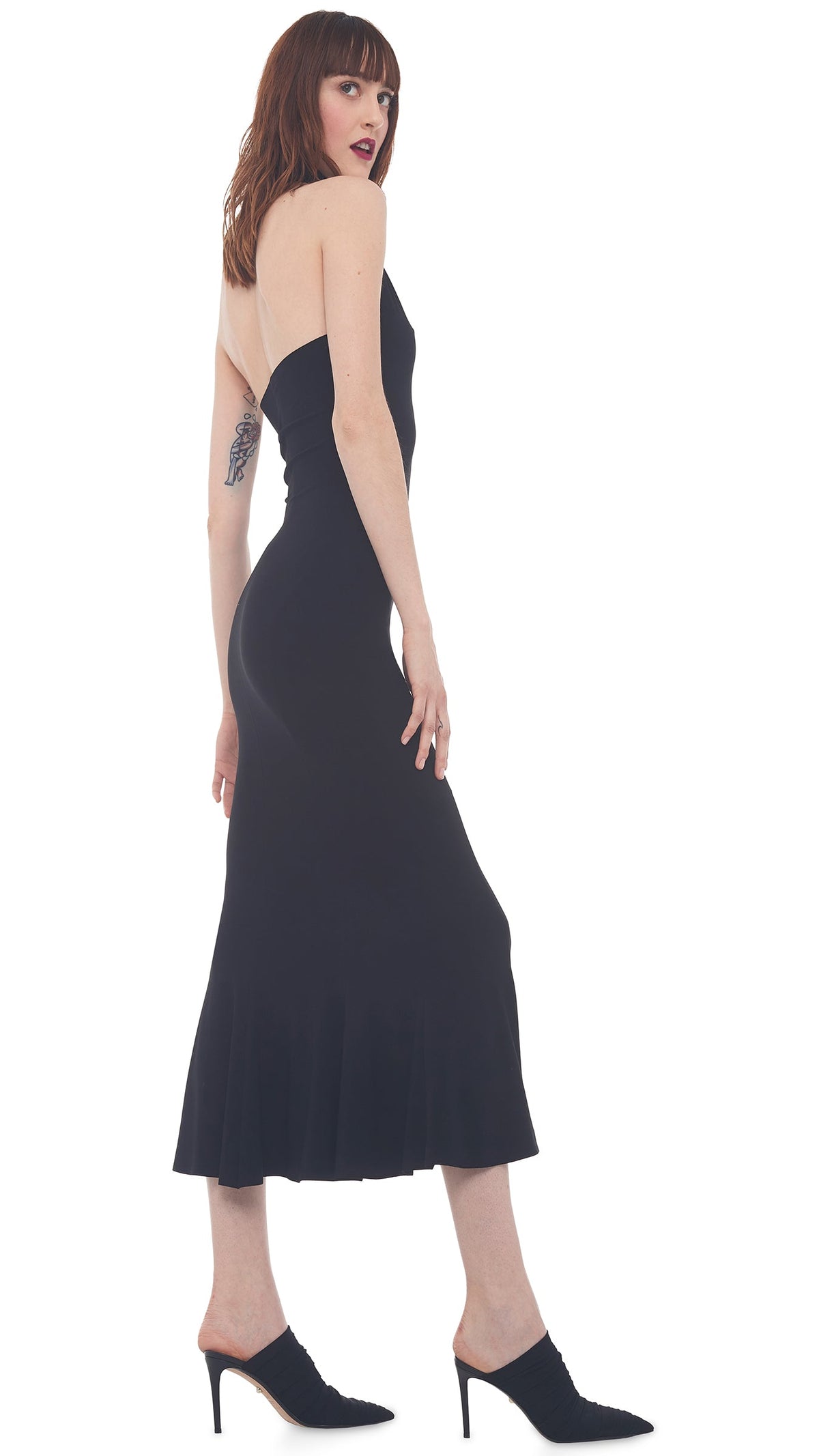 HALTER FISHTAIL DRESS