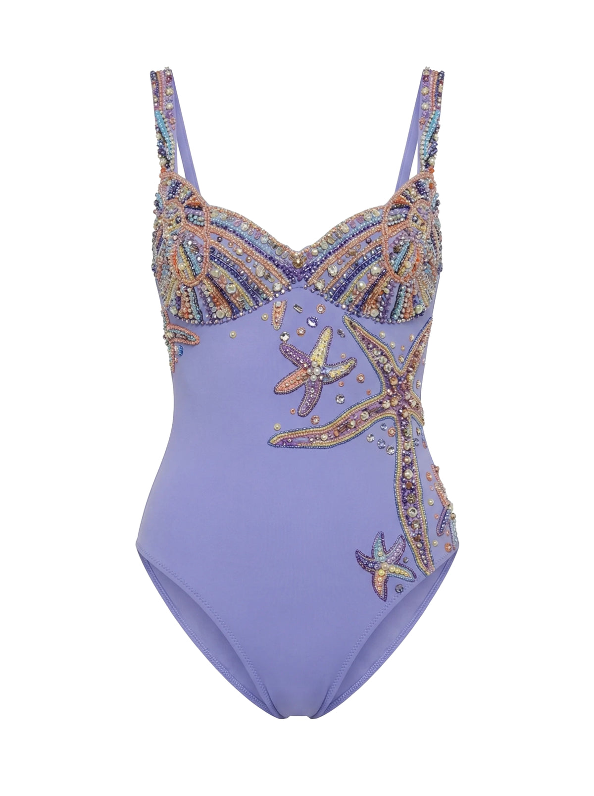 Selene Sea Shell Swimsuit | Purple