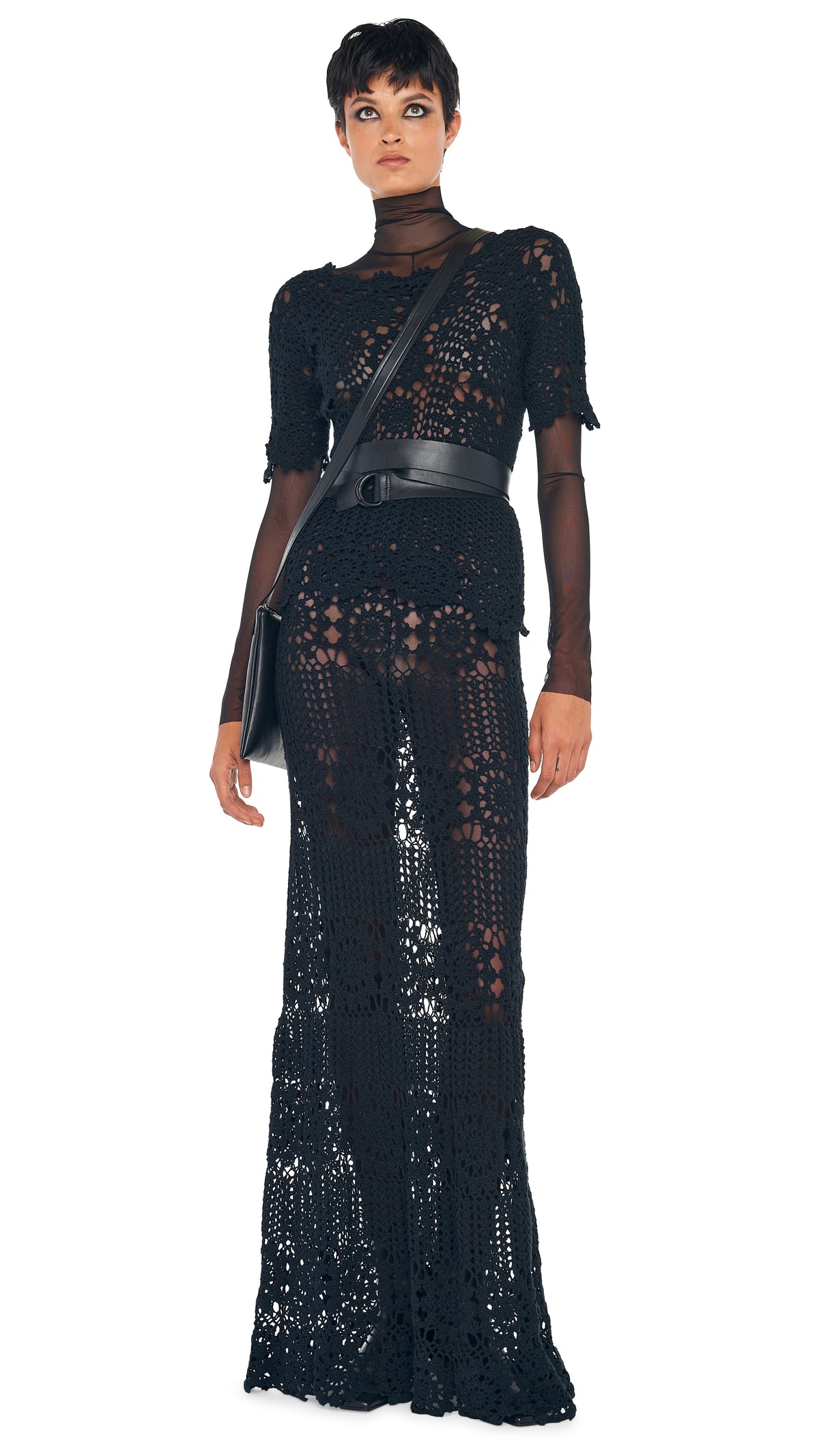 CROCHET LONG SKIRT