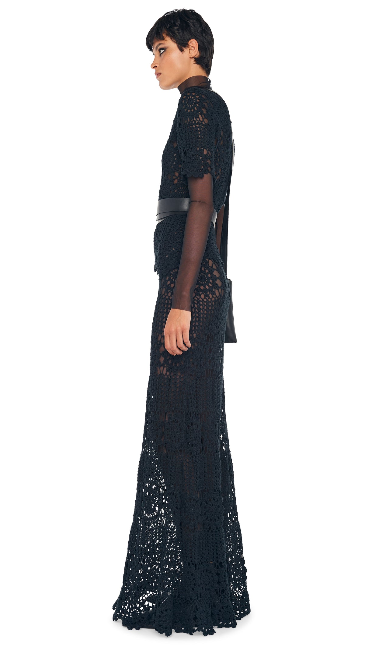CROCHET LONG SKIRT