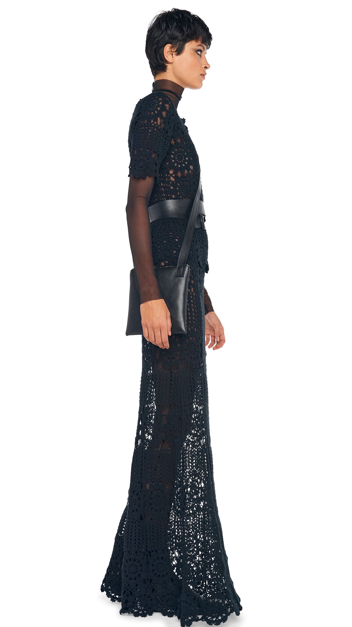 CROCHET LONG SKIRT