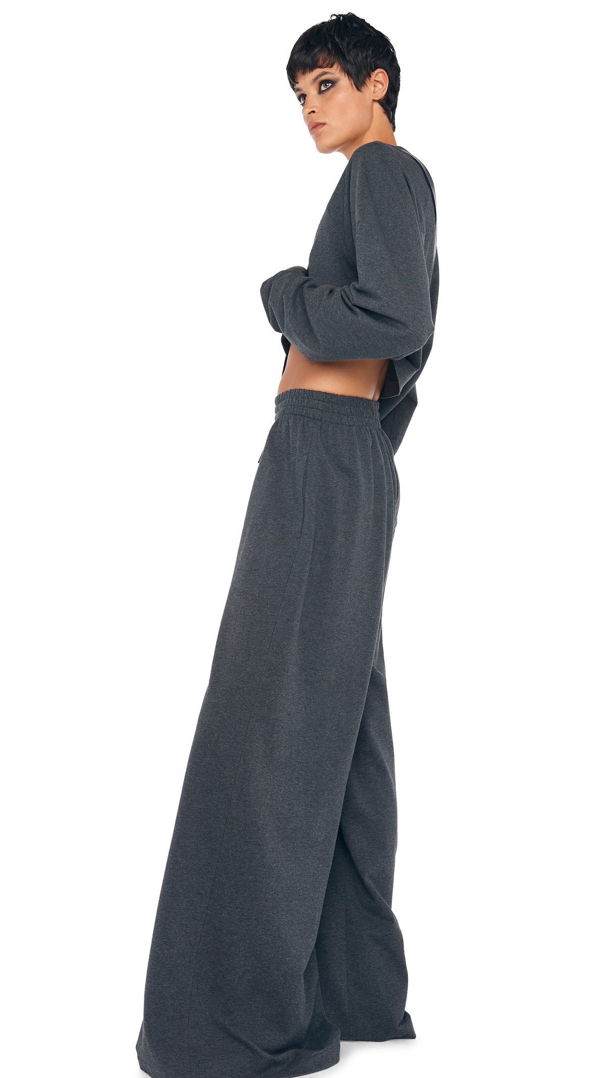 OS RAGLAN SLEEVE CROPPED TOP