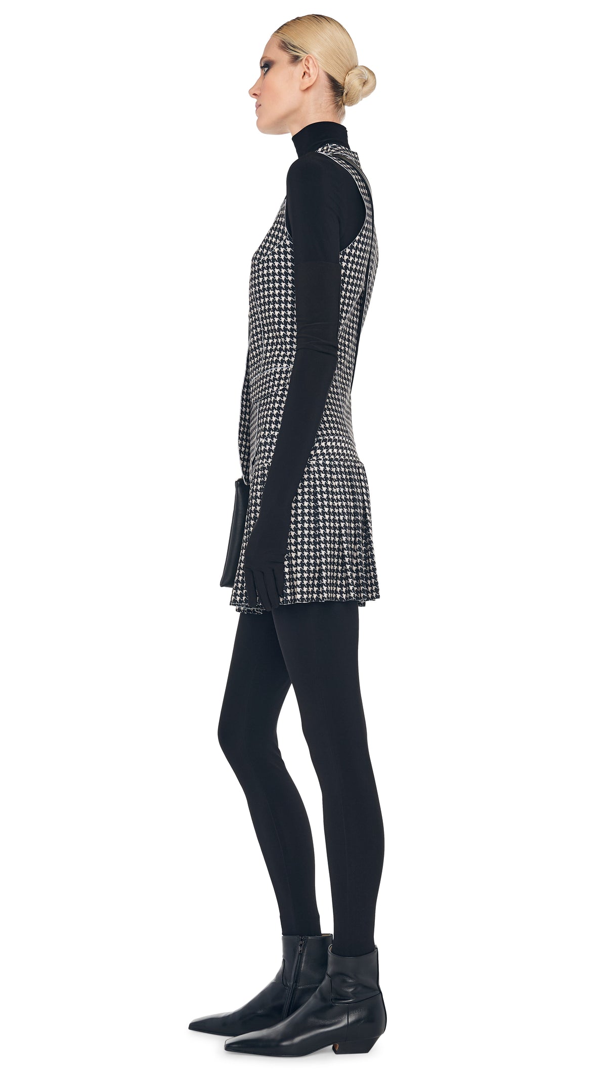PLEATED MINI SKIRT