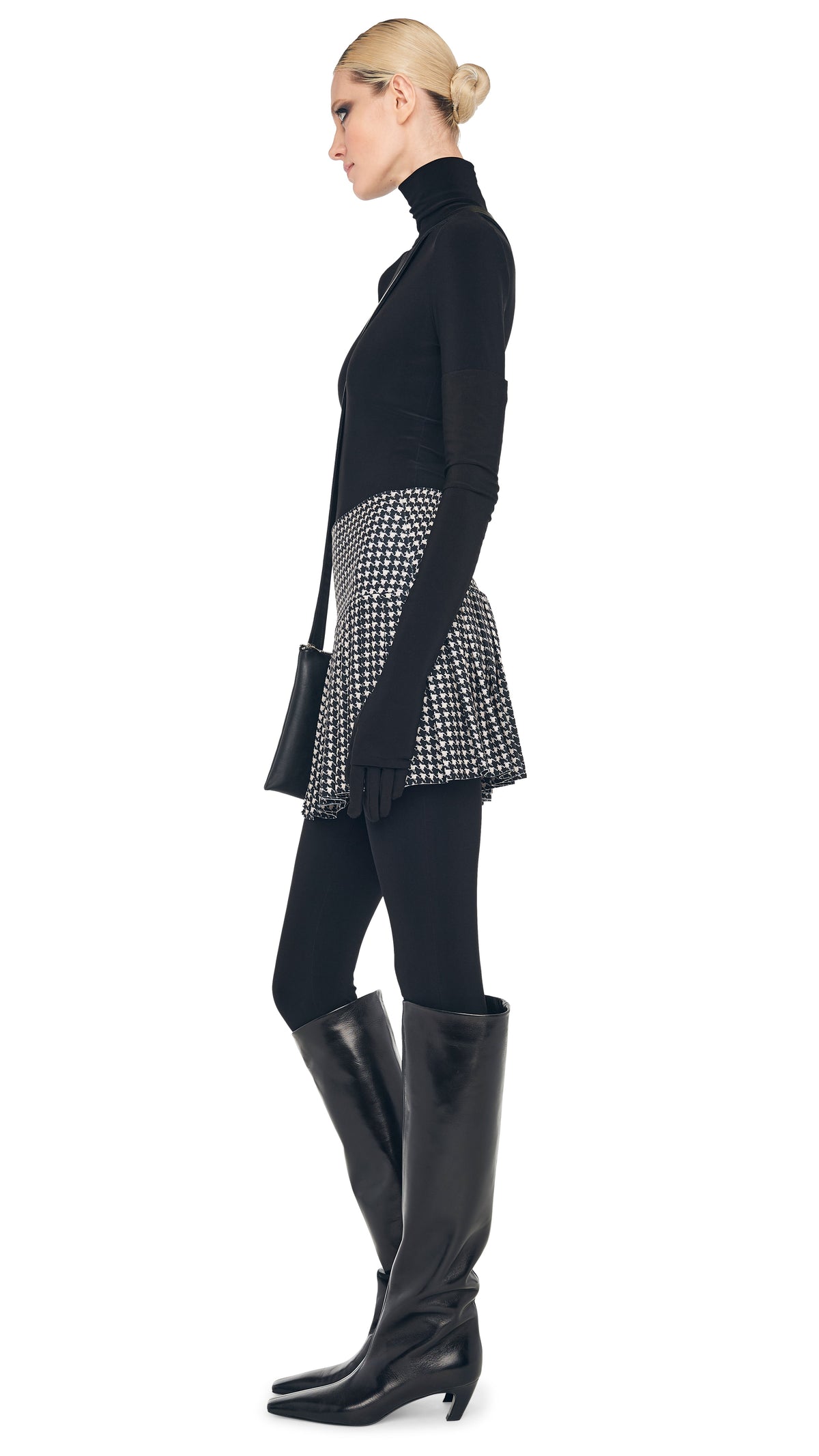 PLEATED MINI SKIRT