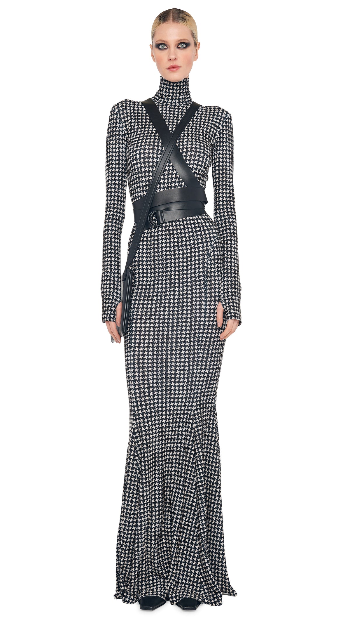 LONG SLEEVE TURTLE FISHTAIL GOWN