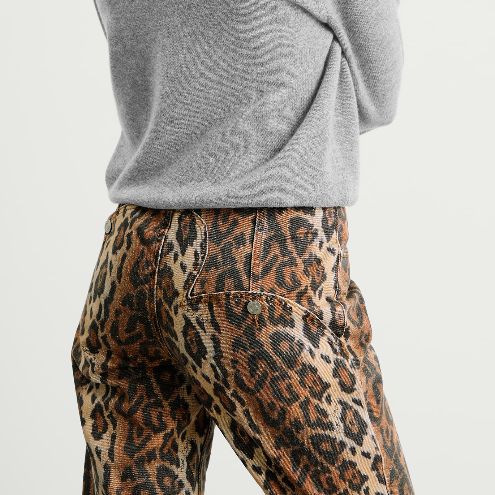 Leopard Jessie Denim
