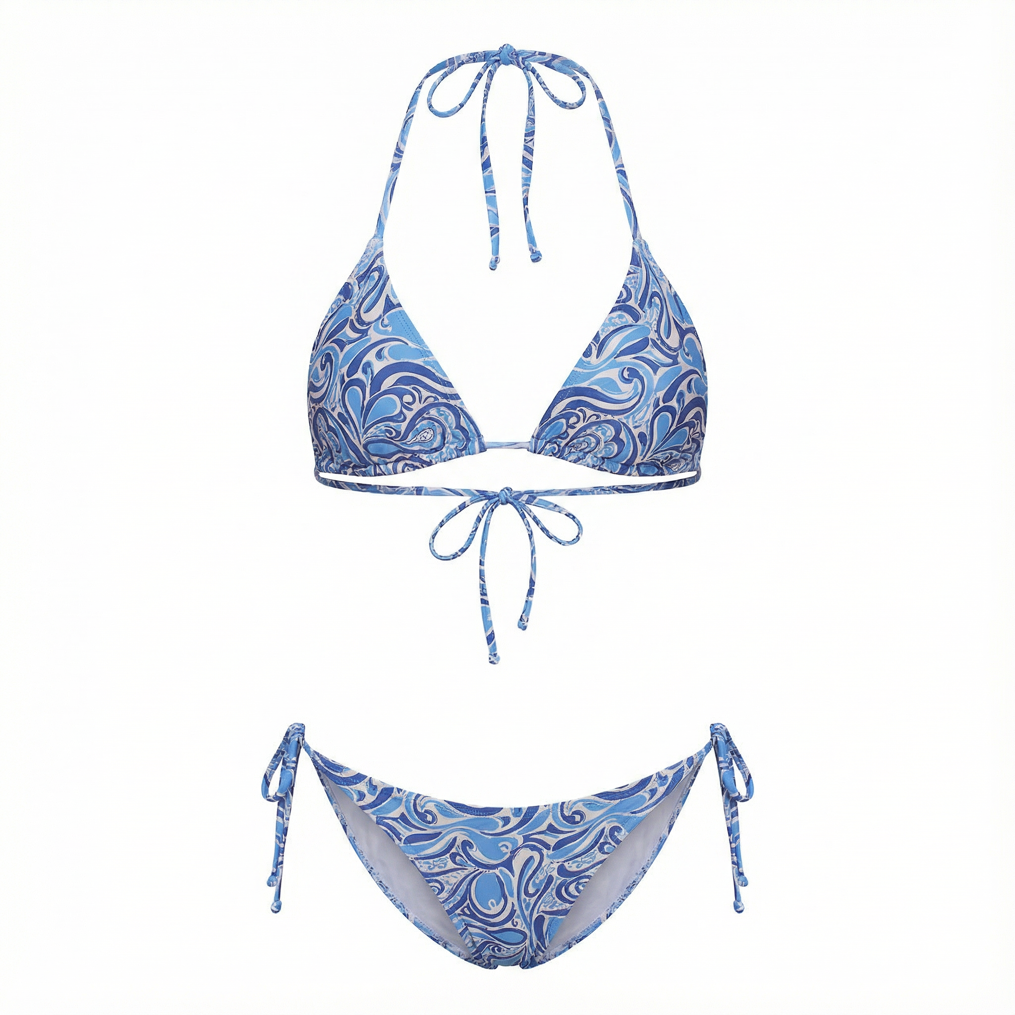 Fifi Printed Bikini Top