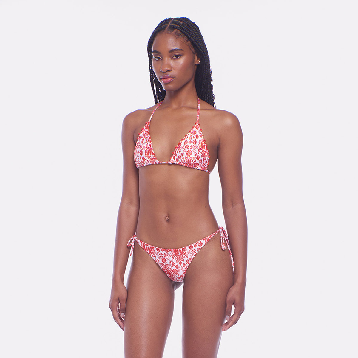 Fifi Printed Bikini Top
