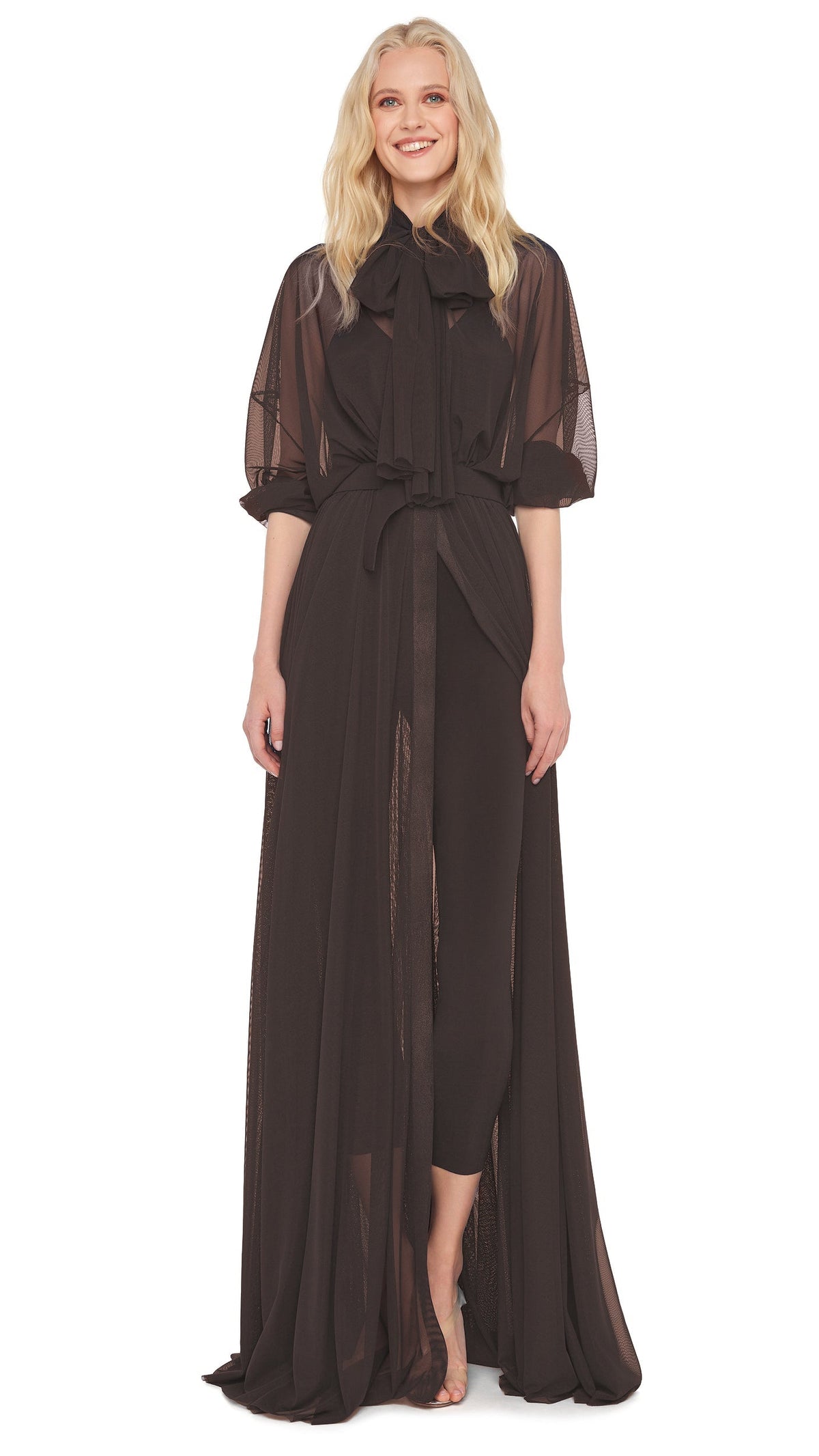 SUPER OS BF NK SHIRT GOWN W/ BOW