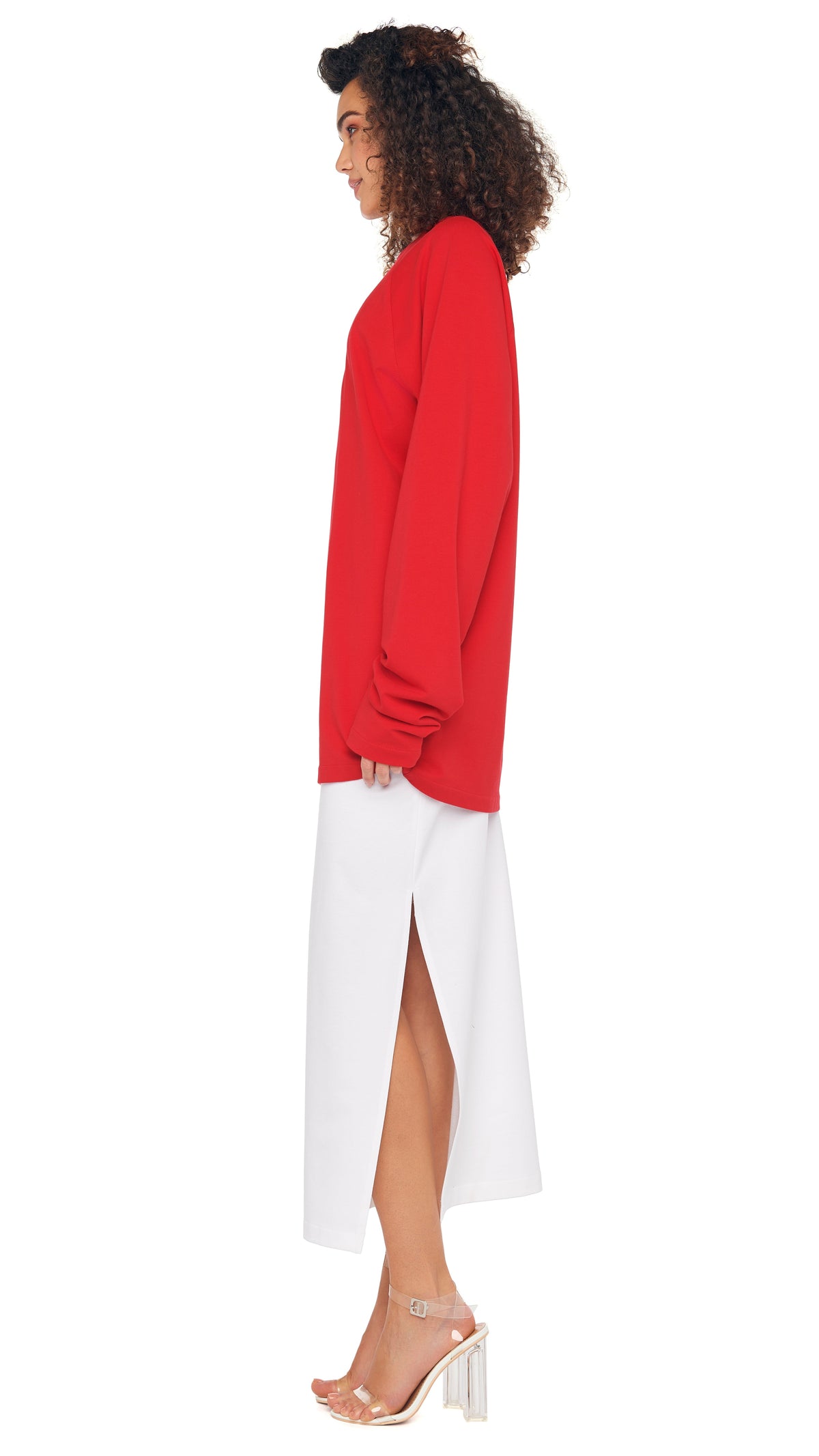 OVERSIZED RAGLAN SLEEVE MINI DRESS