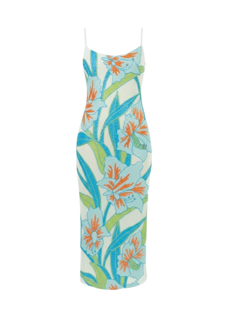 Delilah Blue Floral Dress | Multicolour