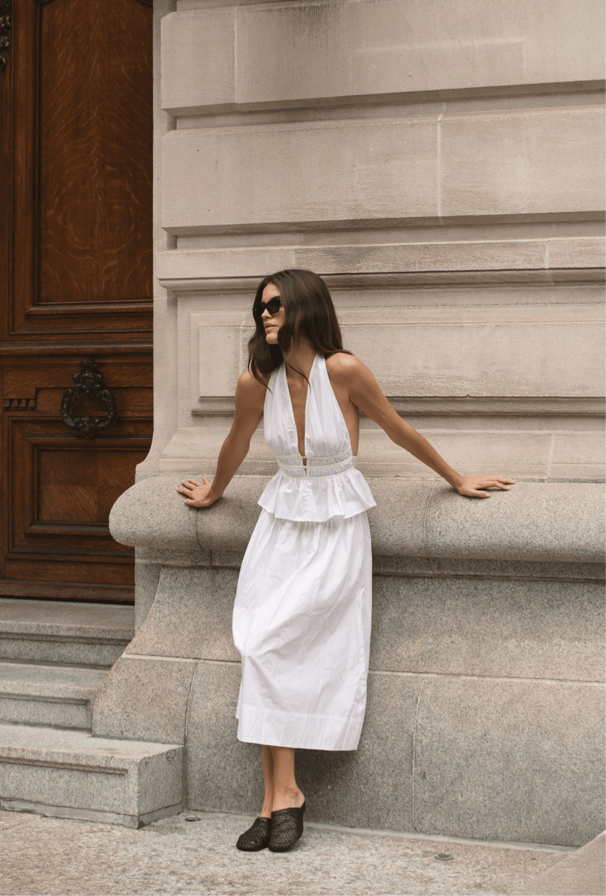 The Violet Top in White