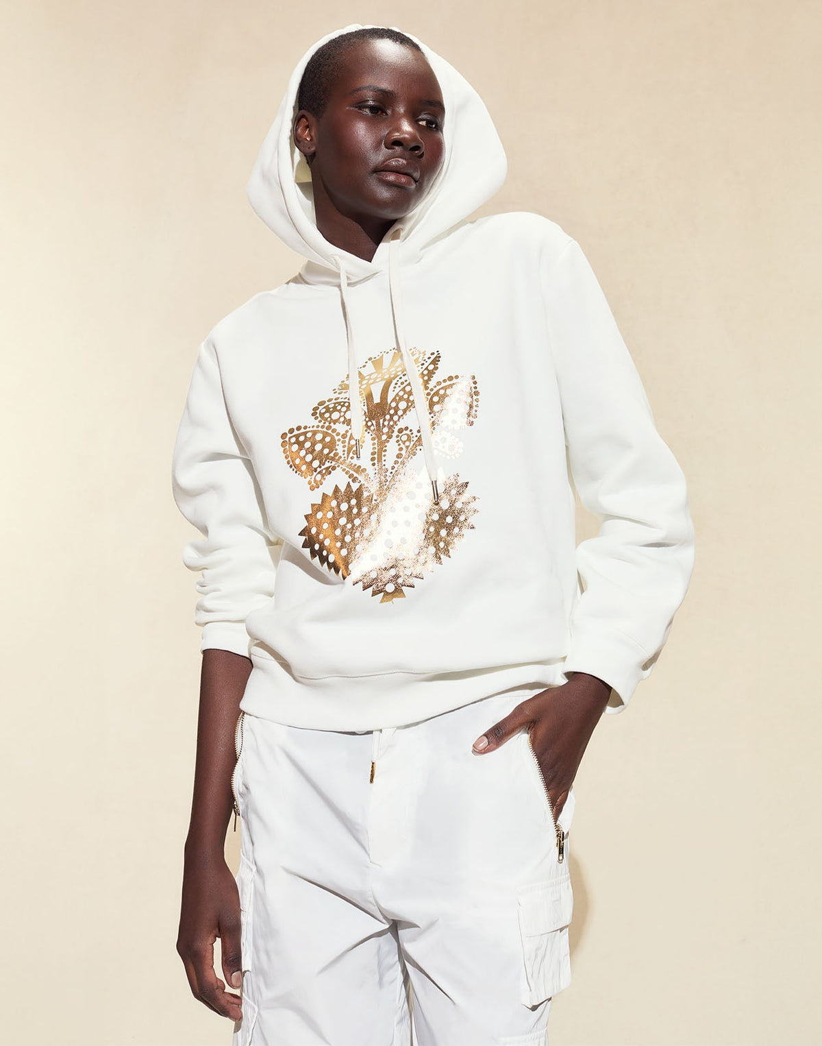 Cynthia Rowley Heart of Gold Hoodie