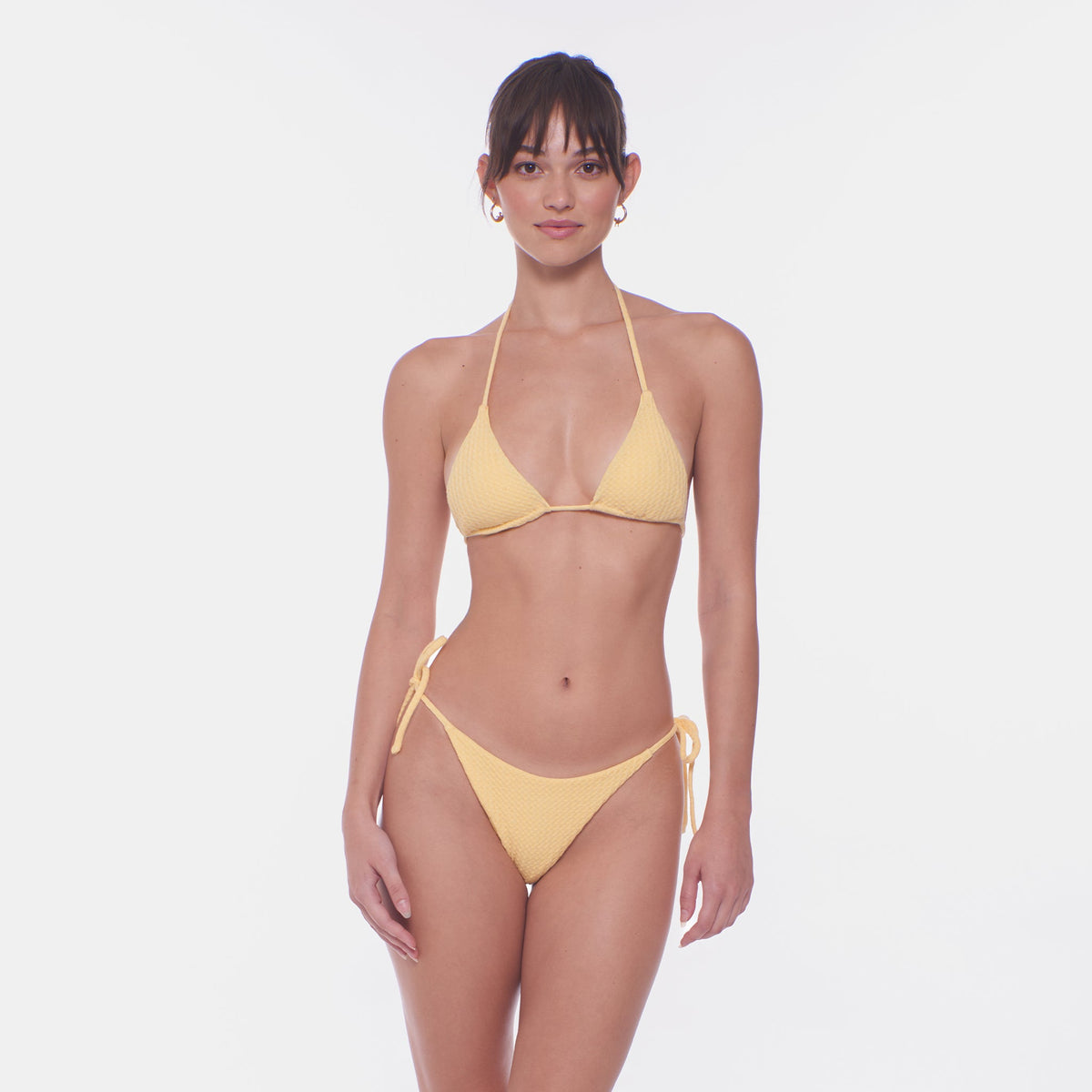Benji Textured Bikini Top
