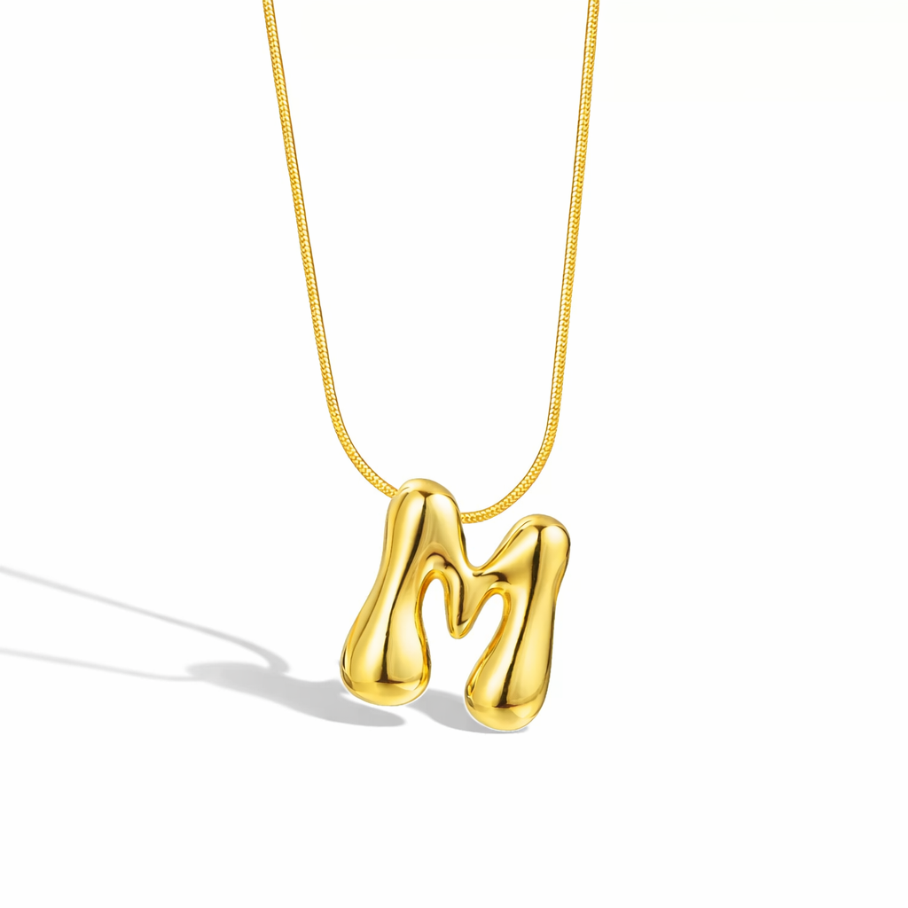 Alphabet Necklace V2 (Pendant + Chain)