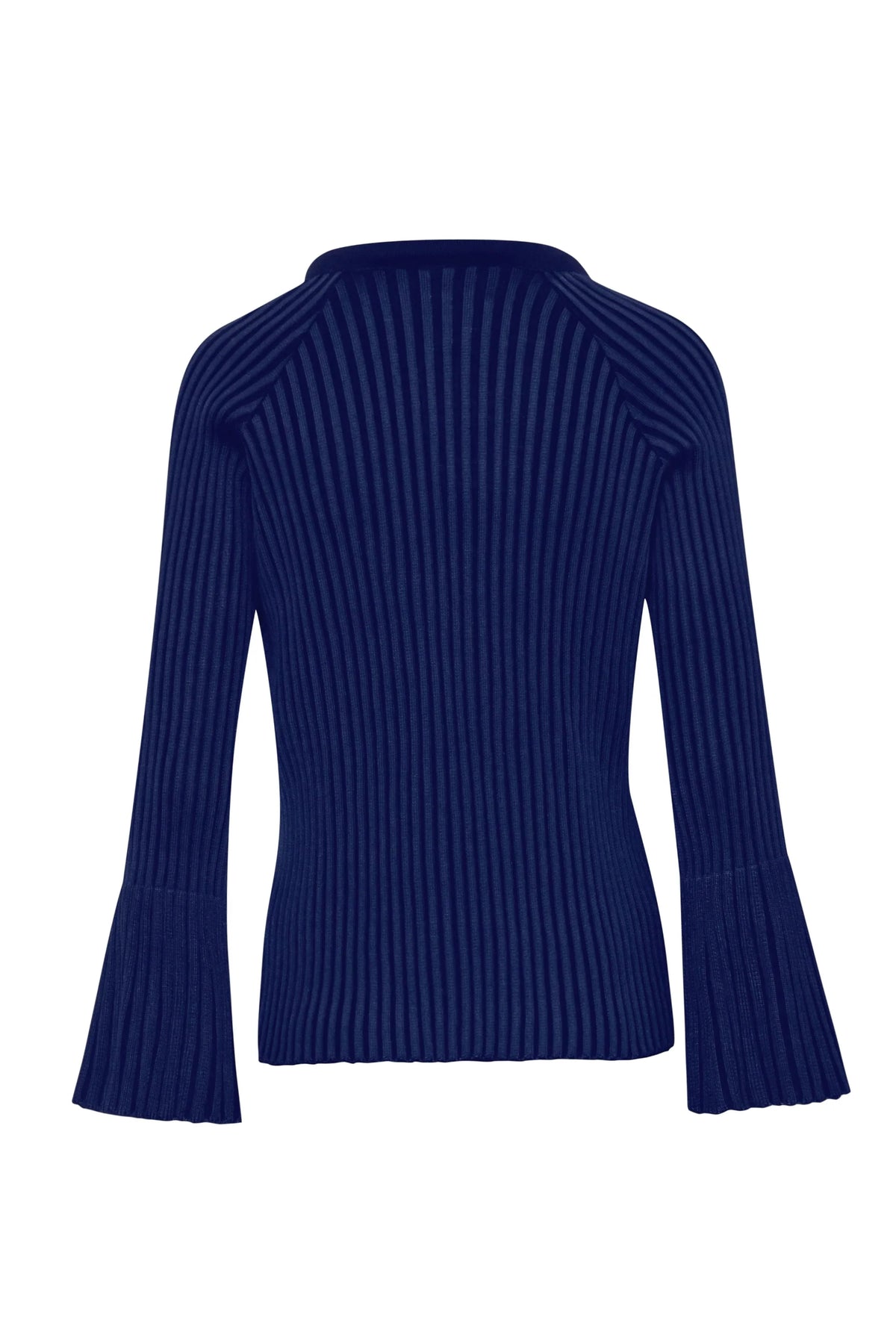 Lotus Sweater by Baobab, side view with fluid fall and visible texture.