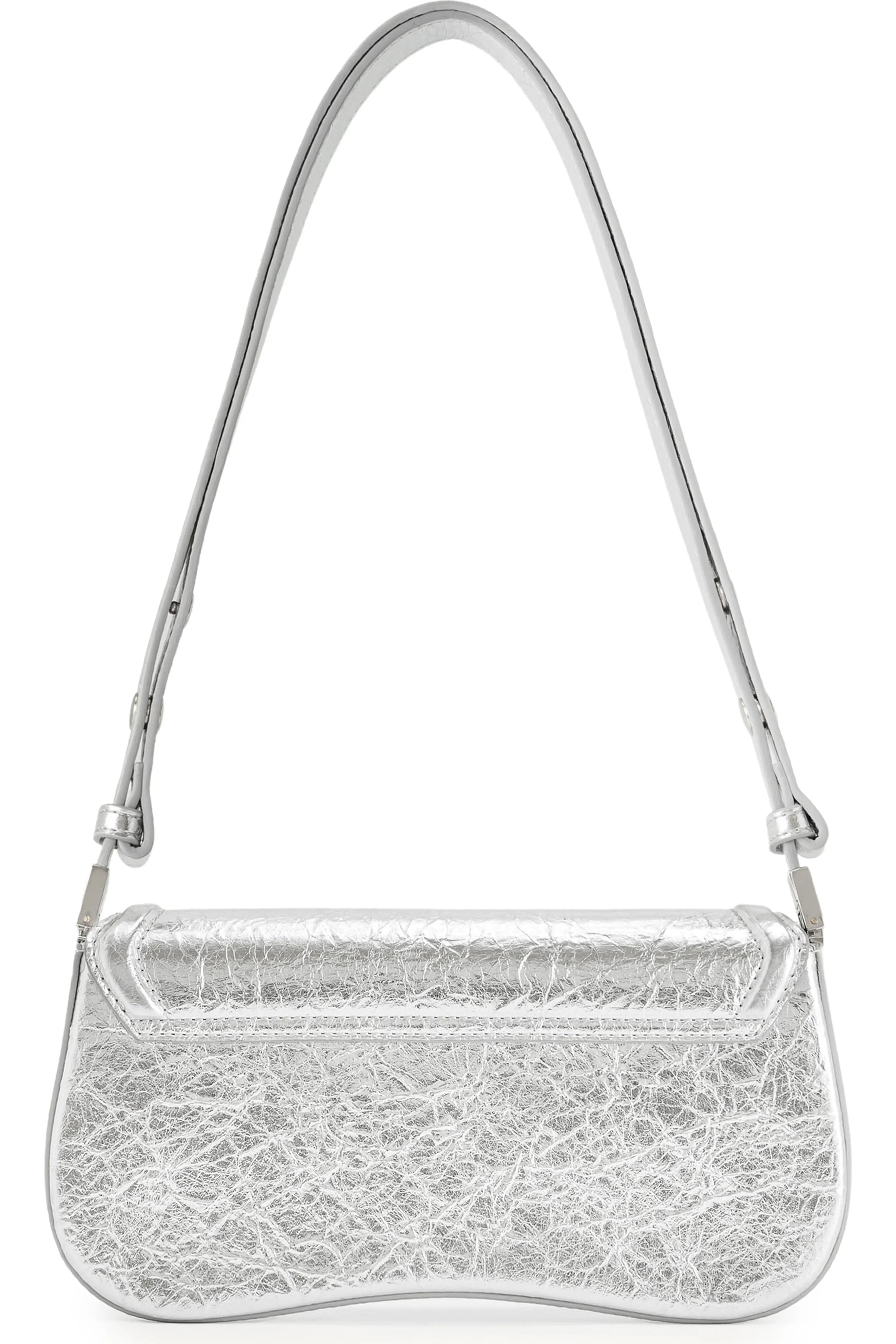 Joy Metallic Shoulder Bag - Silver