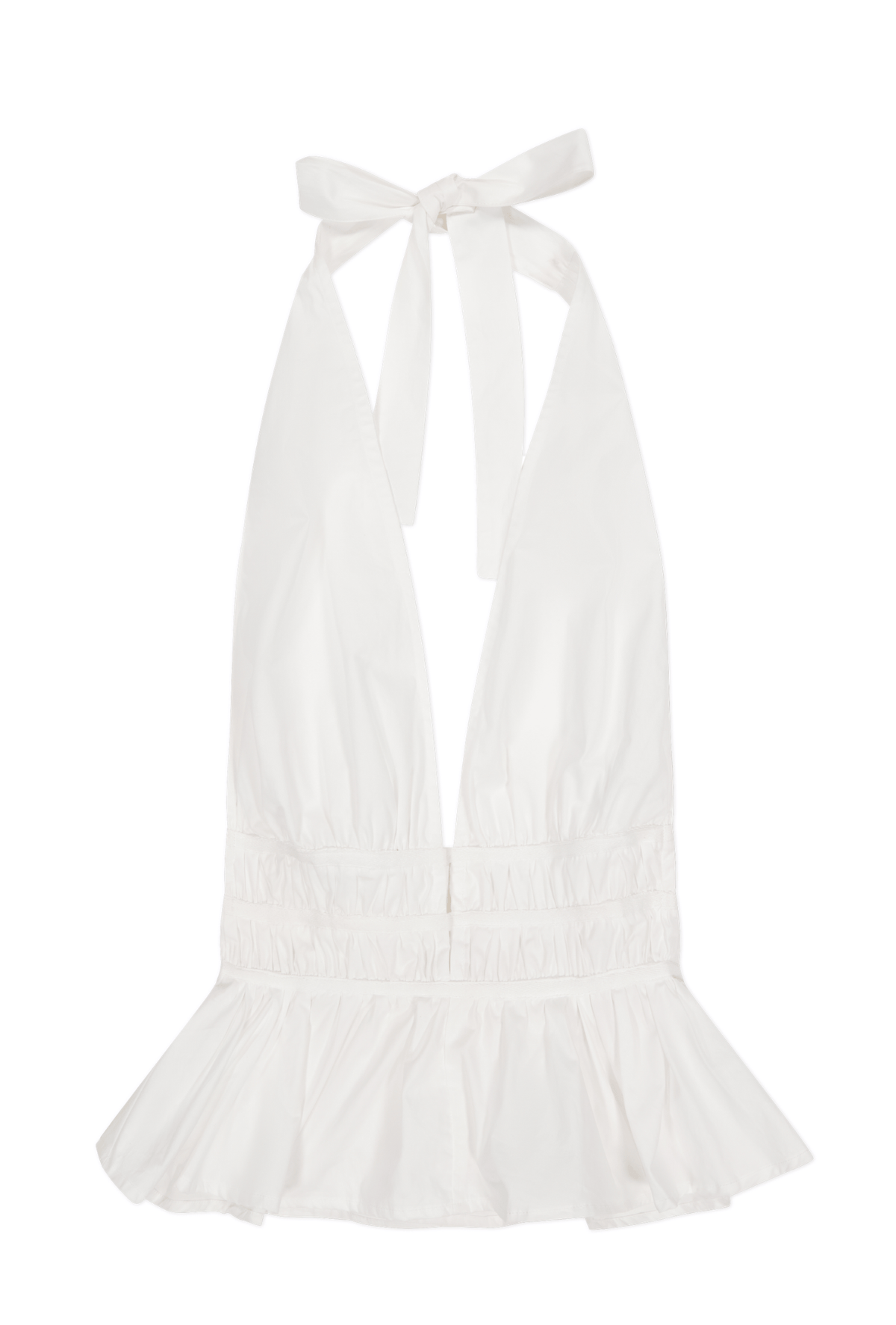The Violet Top in White