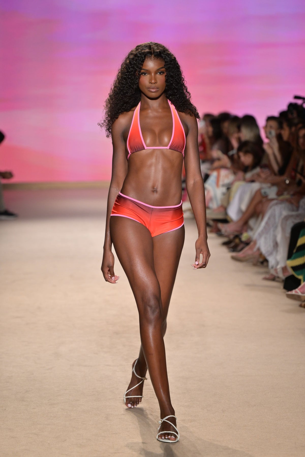 Sunset Halter Bikini Top