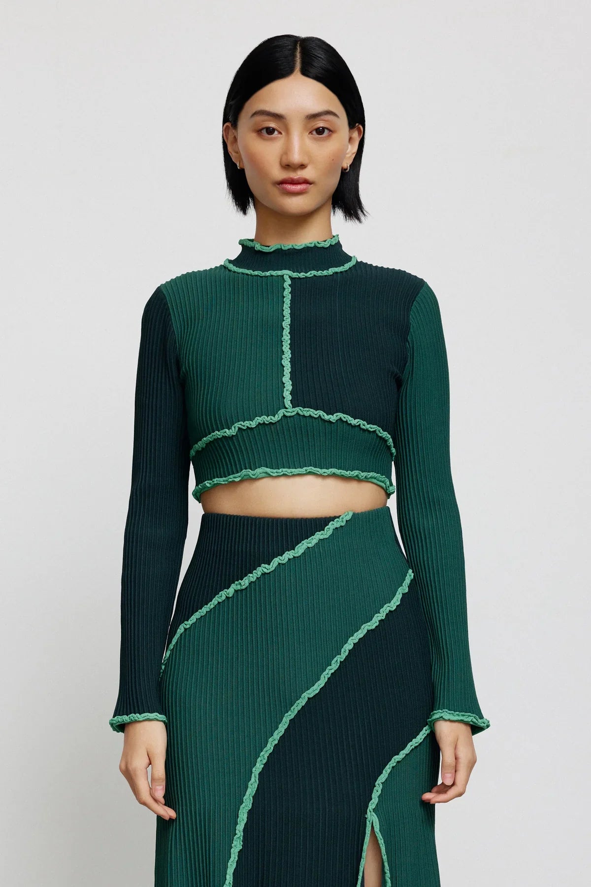 Ginny Sleeved Top in Teal Mix | Significant Other