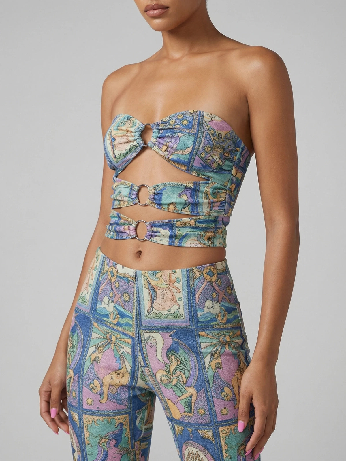 Eden Cut Out Flared Jumpsuit