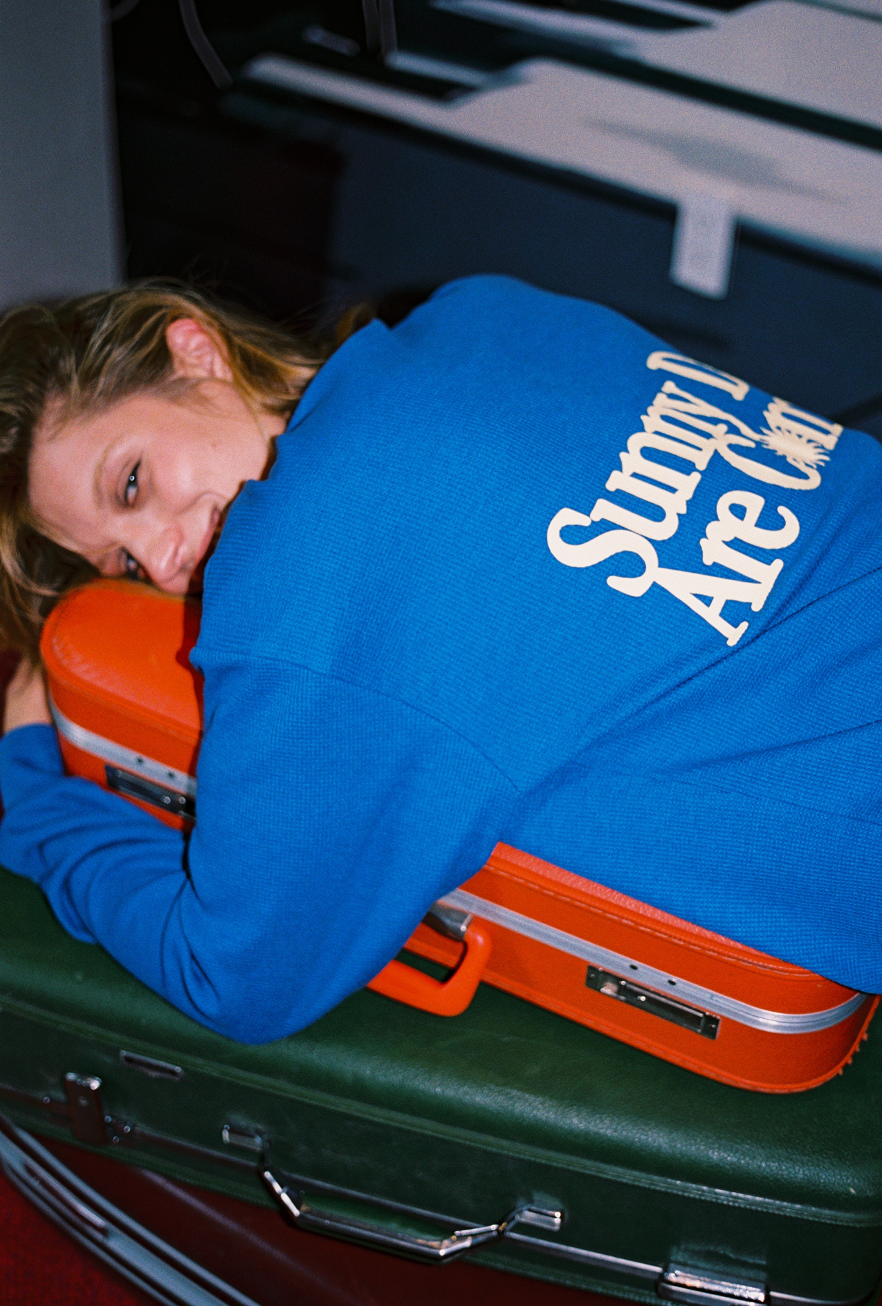 Sunny Days Are Coming Classic Waffle Crewneck