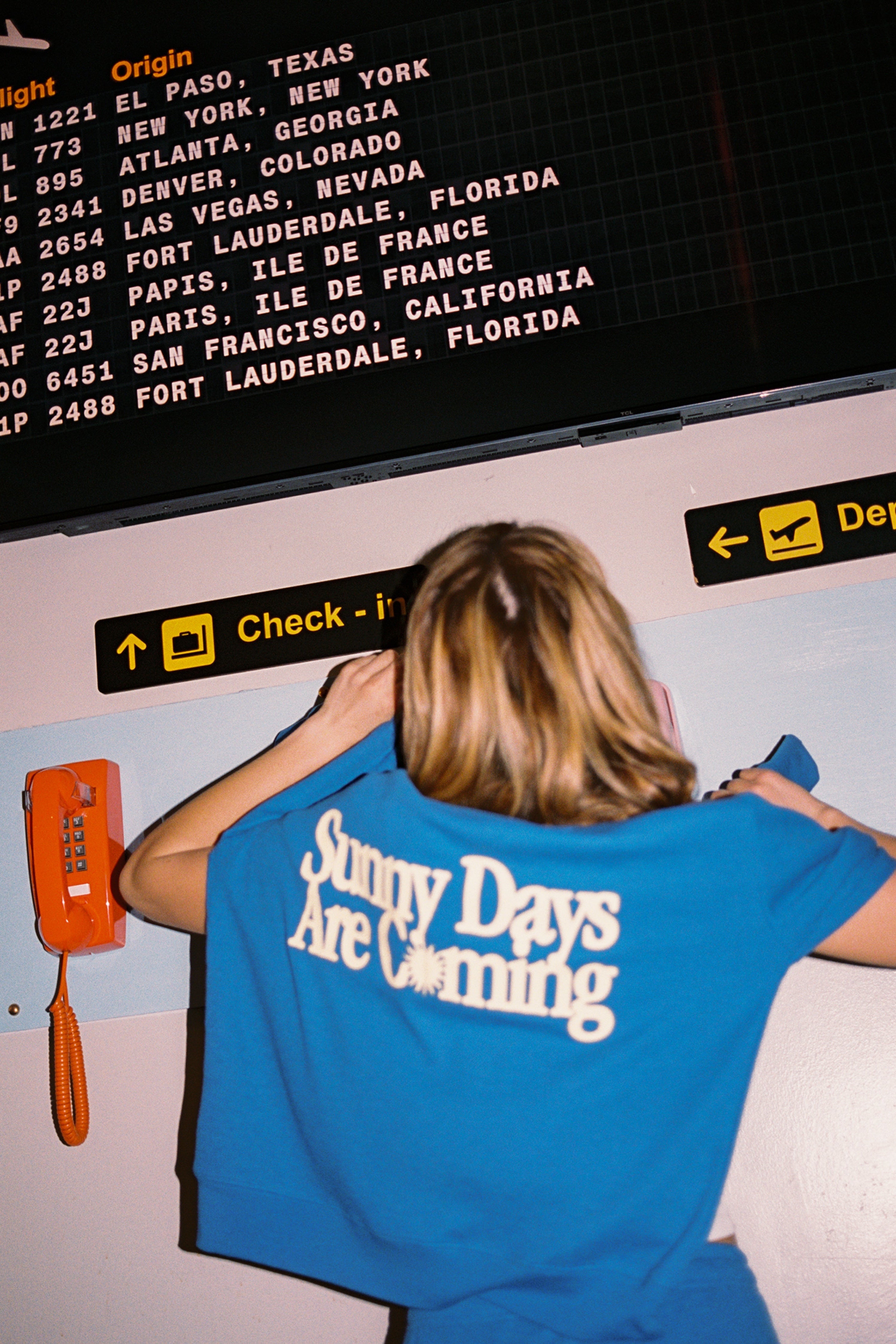 Sunny Days Are Coming Classic Waffle Crewneck