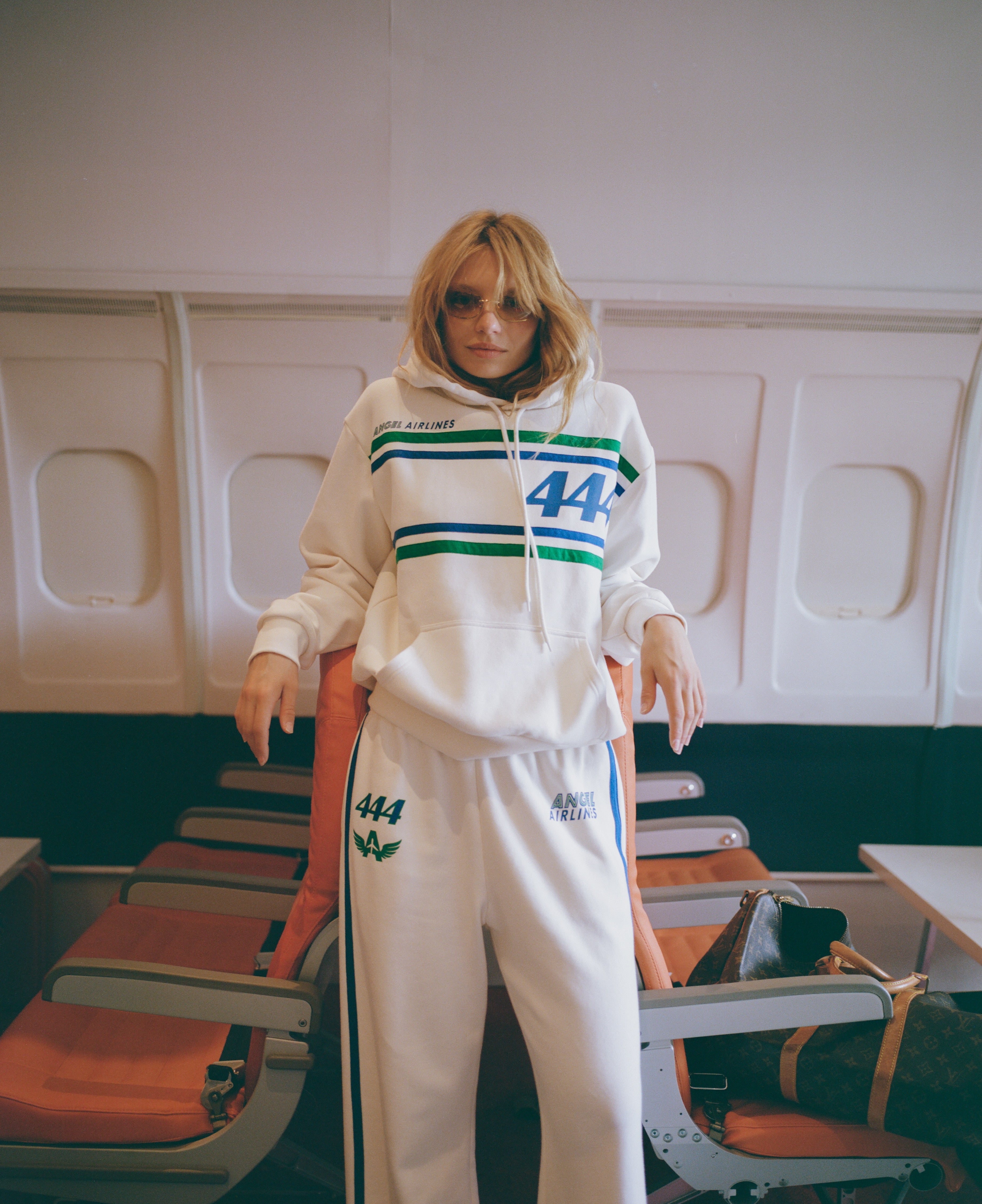 Angel Airlines Classic Wide Leg Sweatpants
