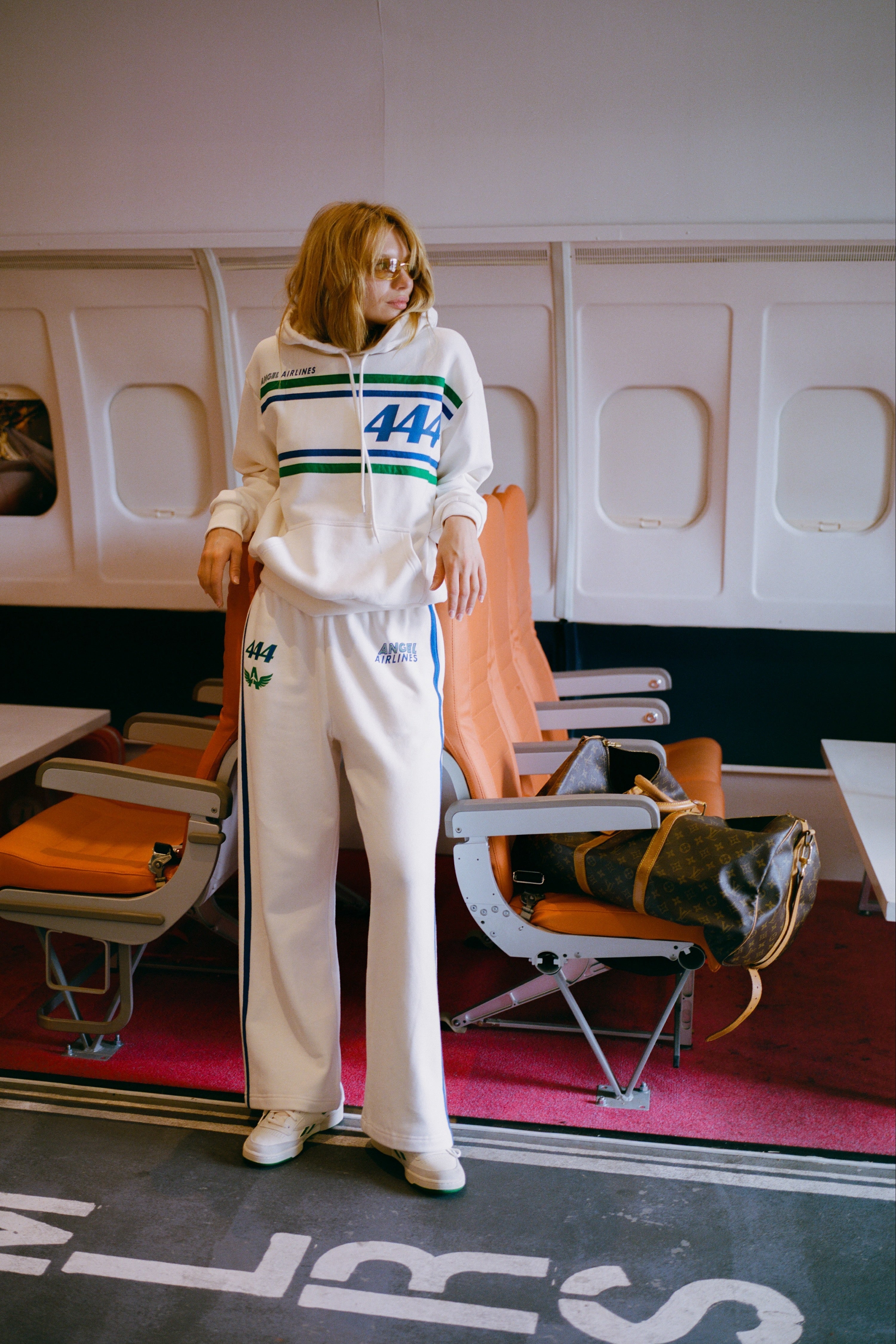 Angel Airlines Classic Wide Leg Sweatpants