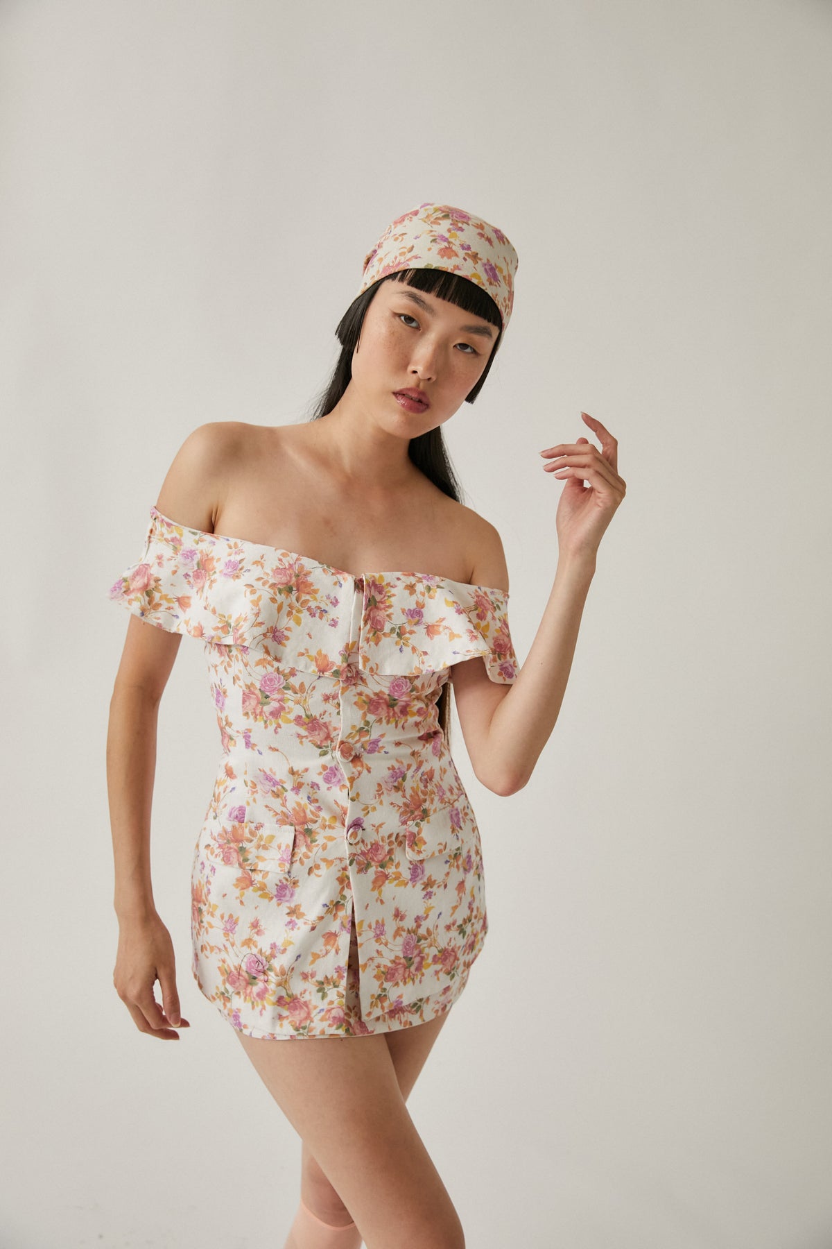 Bromelia Linen Blouse | Ivory