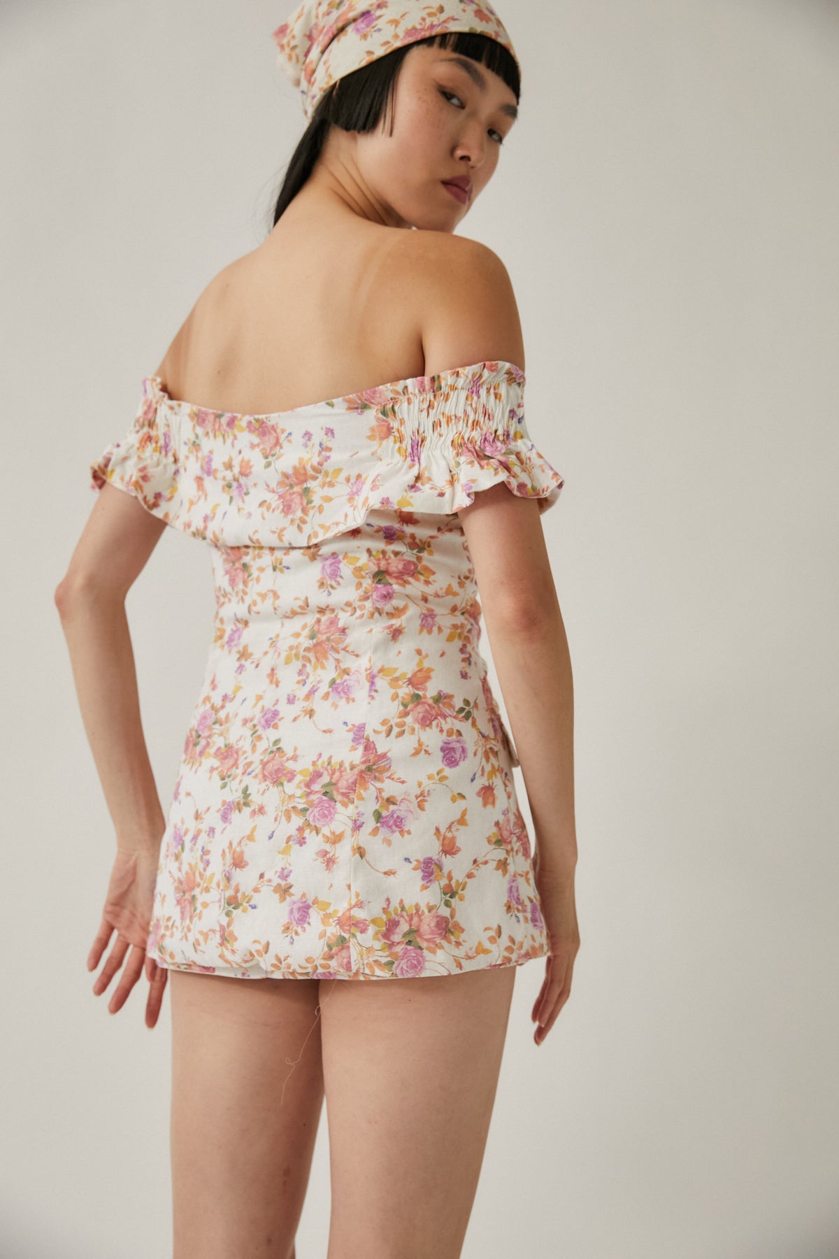 Bromelia Linen Blouse | Ivory