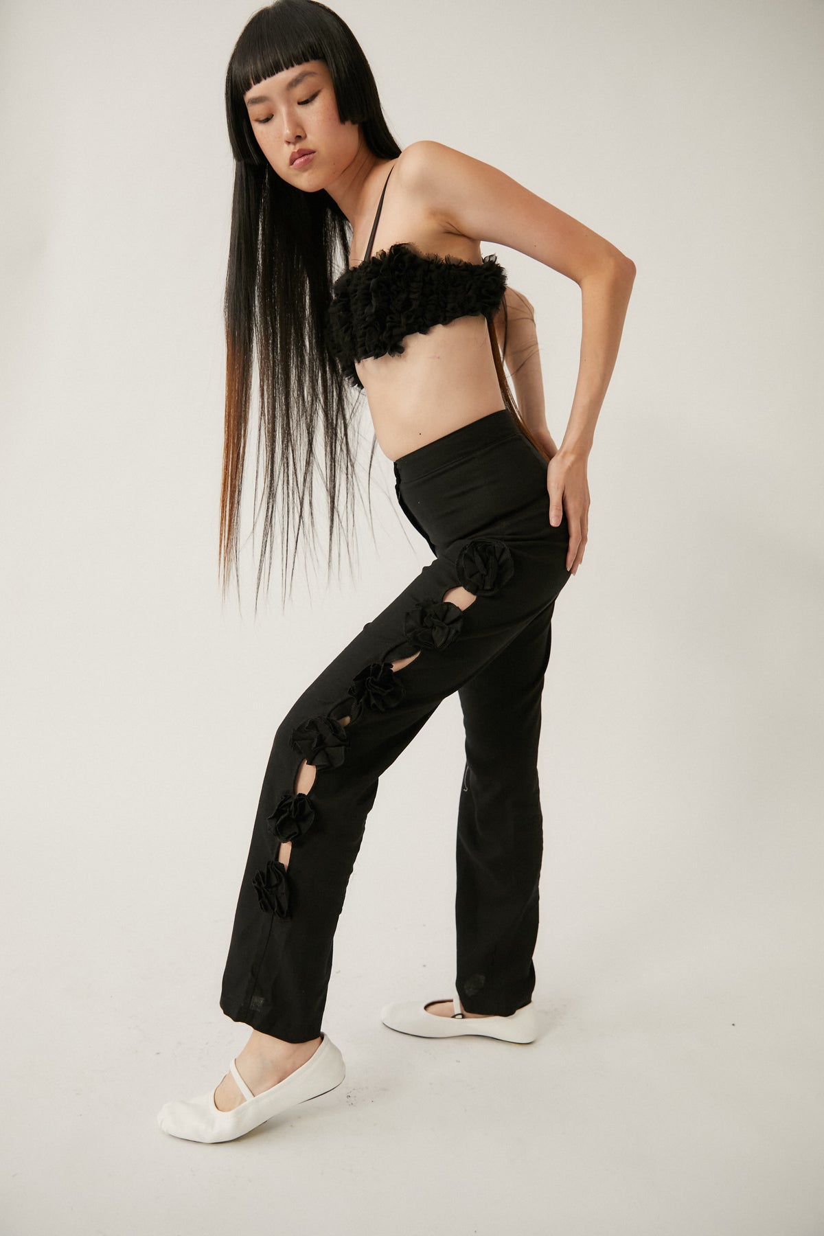 Azalea Linen Pant | Black