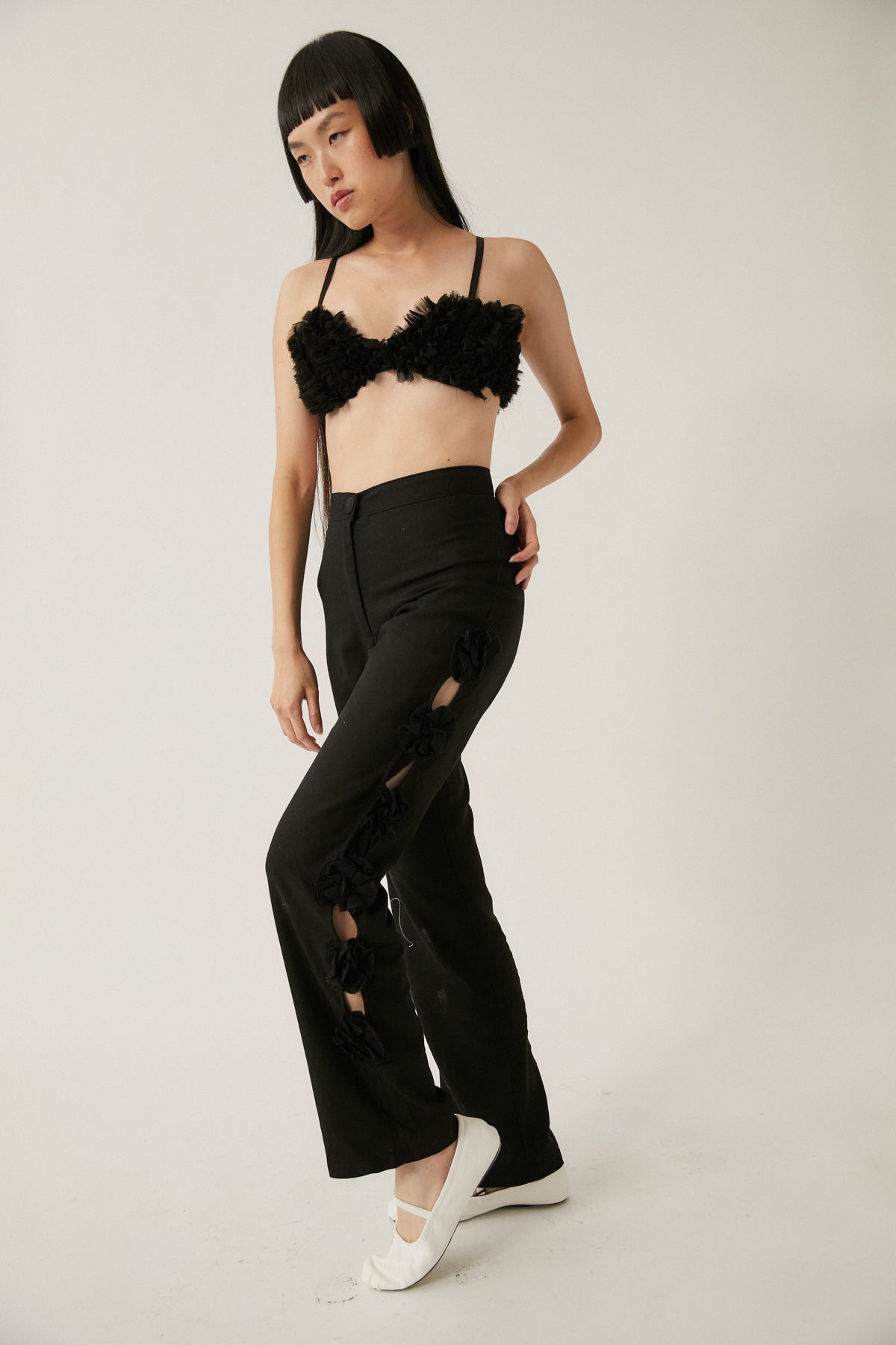 Azalea Linen Pant | Black