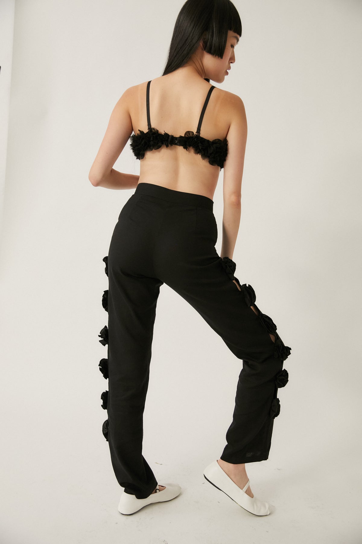 Azalea Linen Pant | Black