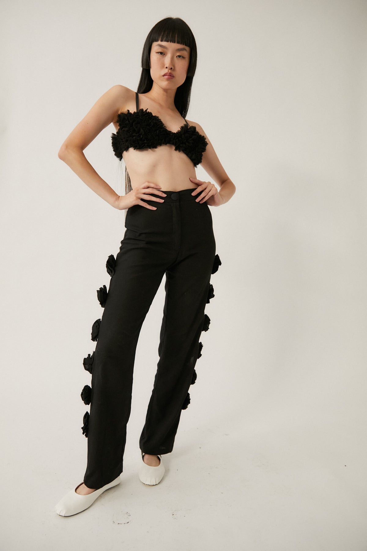 Azalea Linen Pant | Black